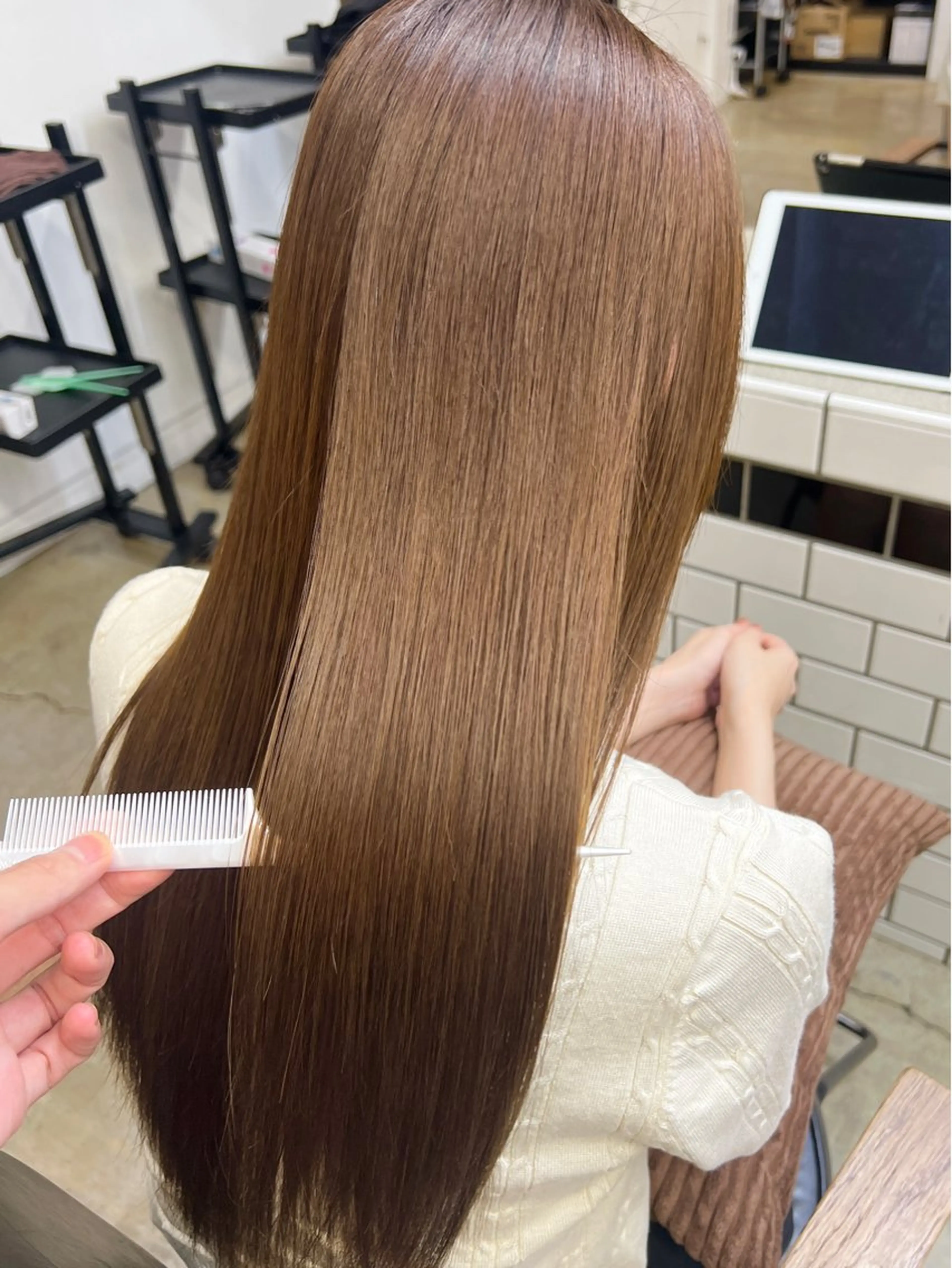 ロング カラー カット ヘアカラー 縮毛矯正 トリートメント ✨艶髪職人 しょうたろう✨のヘアスタイル