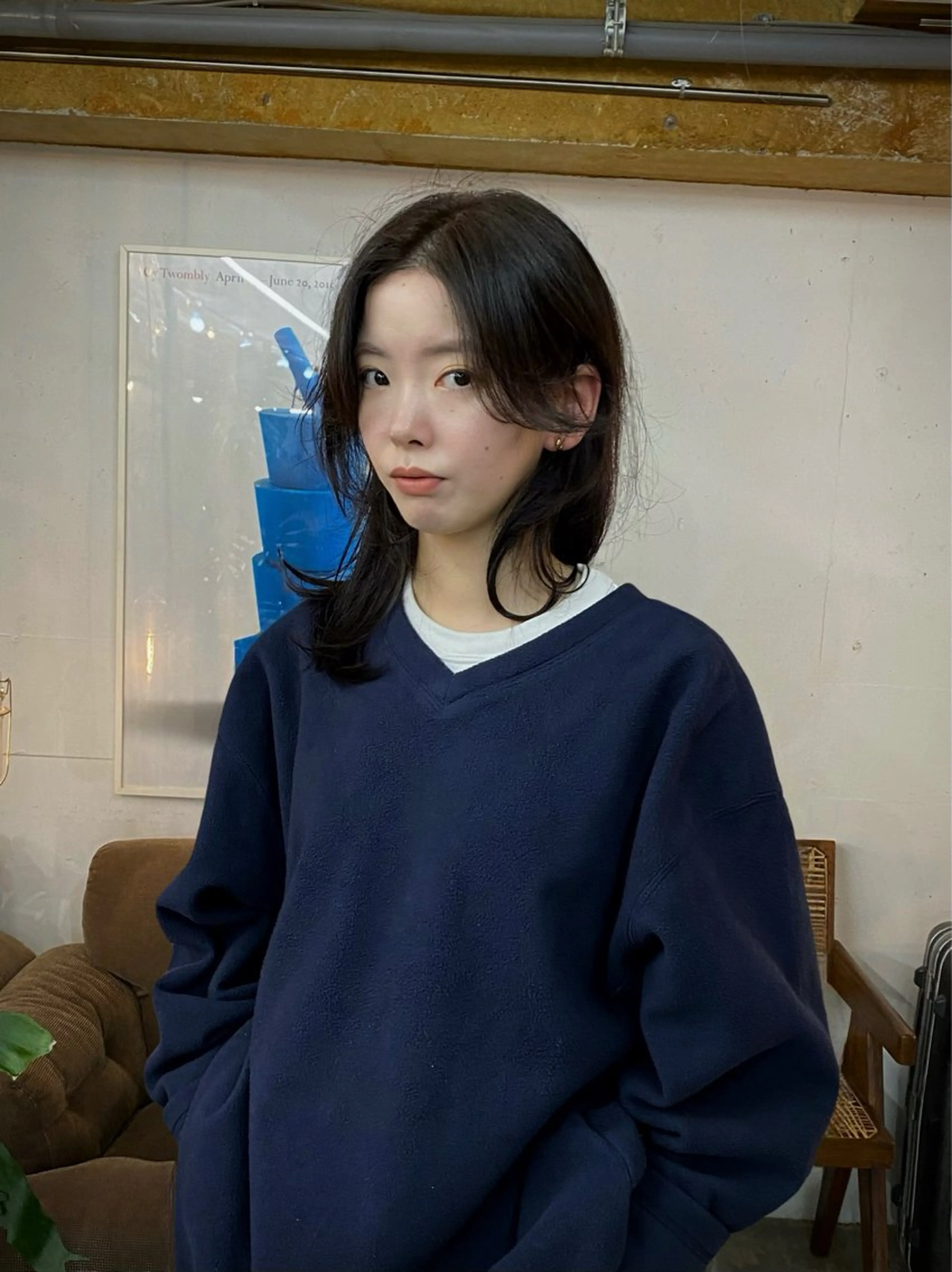 カラー カット ヘアカラー KEI gattacaのヘアスタイル