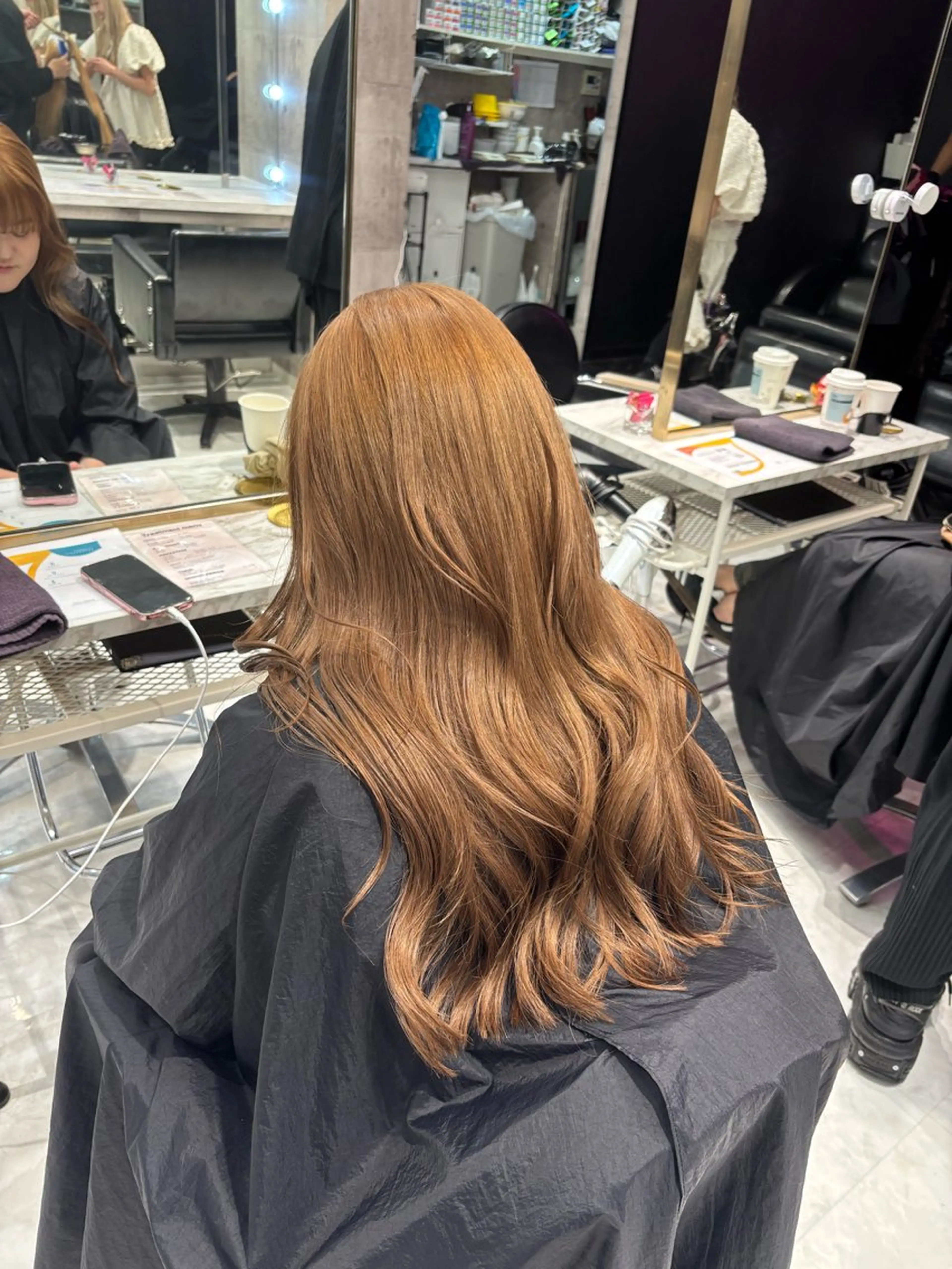 ロング カラー ヘアカラー トリートメント ヘアセット ハイトーンレイヤー 🦋🌷Shuriのヘアスタイル