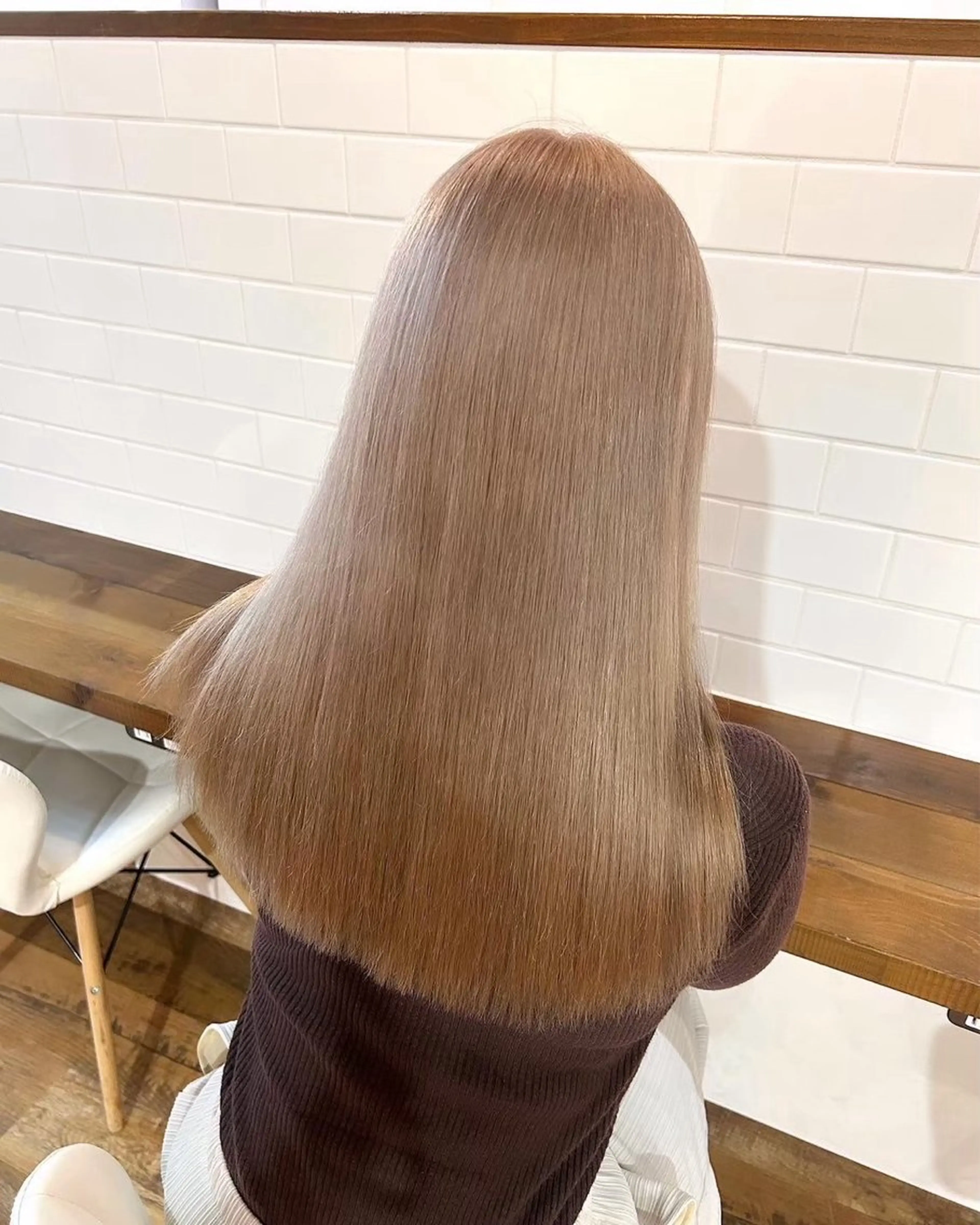 【2回目以降🌈20%OFF】ブリーチダブルカラー+3stepトリートメントの写真