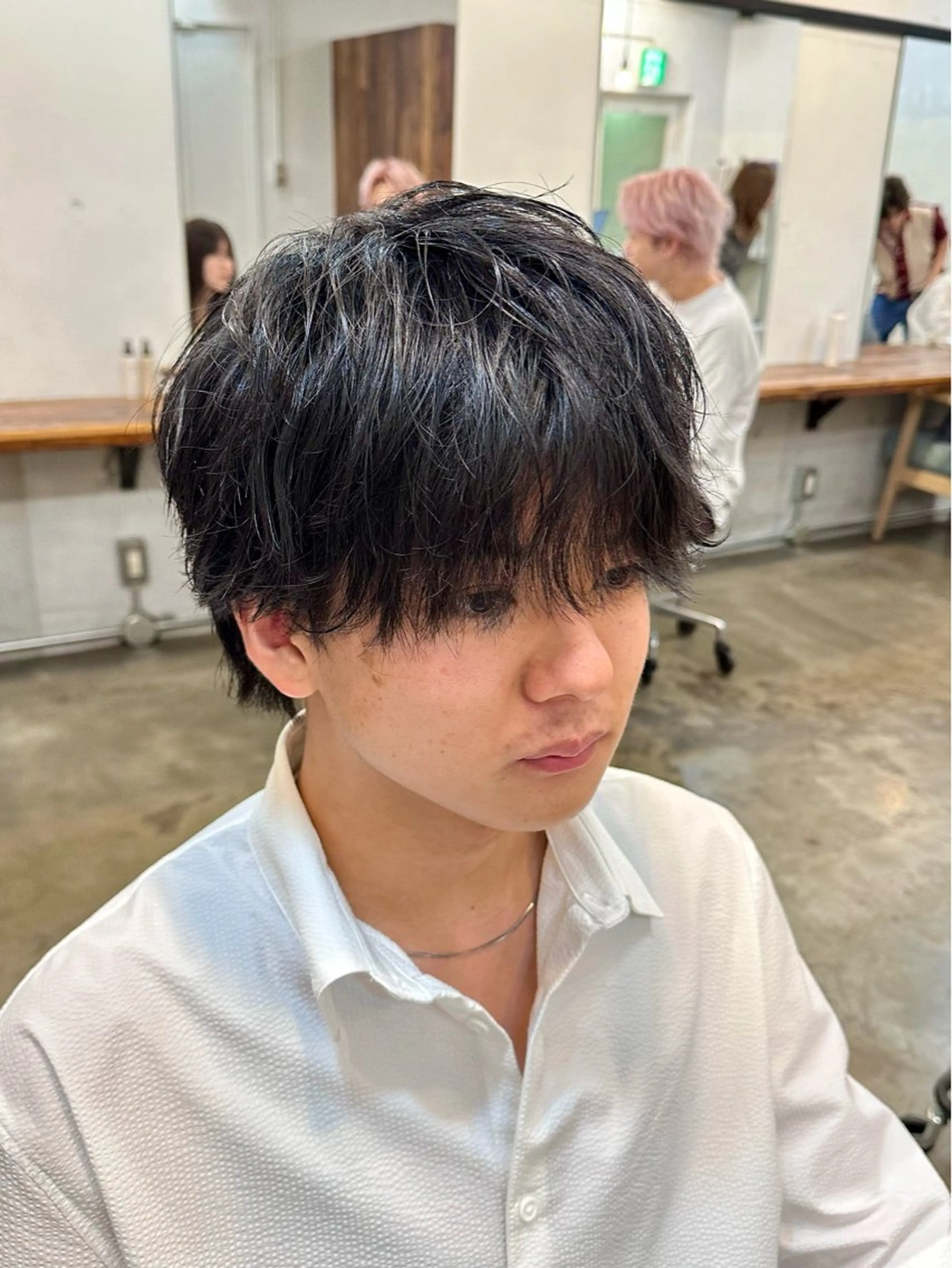 ミディアム メンズ カット 横浜/ボブ/ ショート/はやとのヘアスタイル