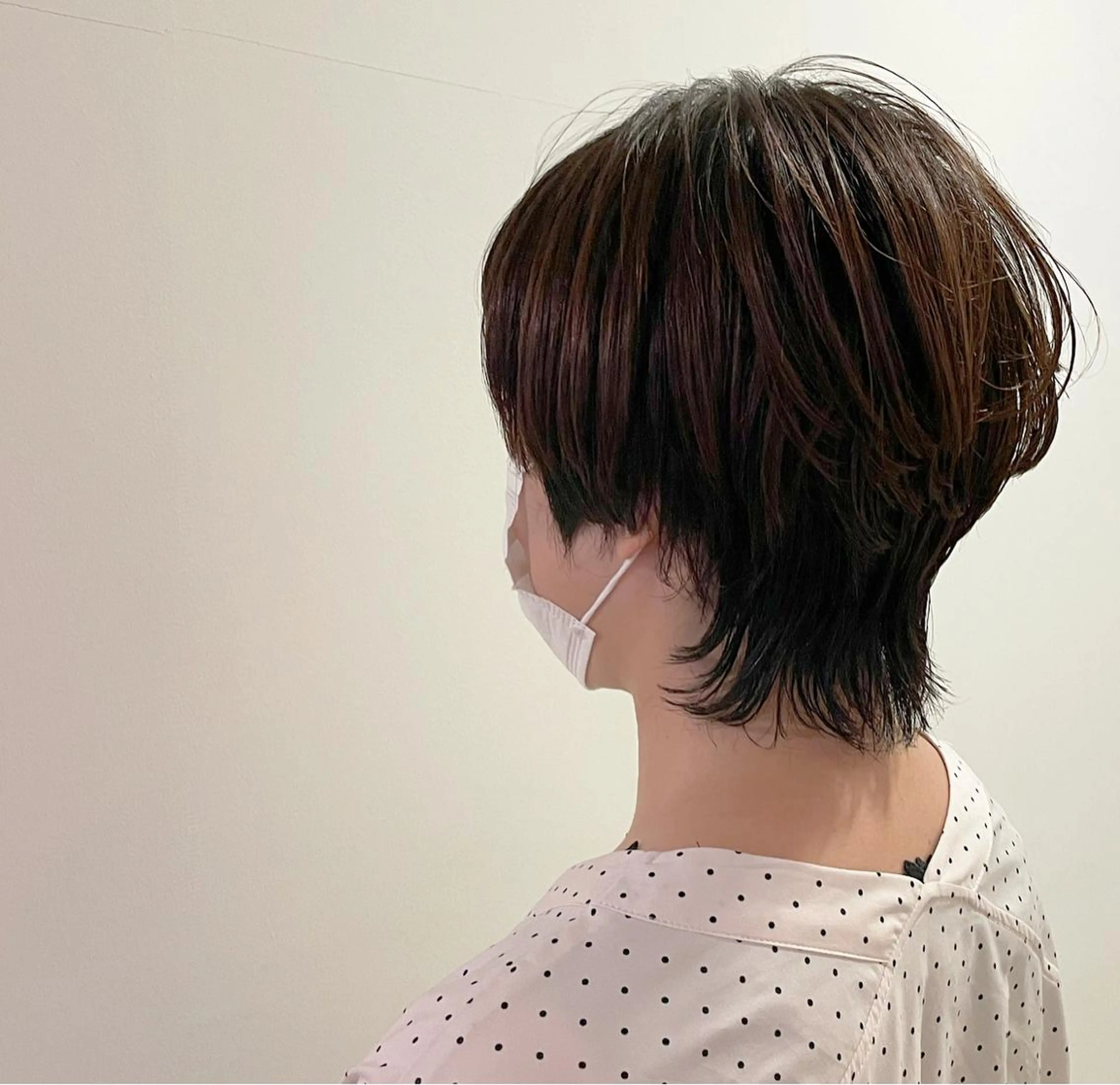 ショート ウルフカット sherry/R所属・sherry/R 三川町　川口真里奈のヘアスタイル