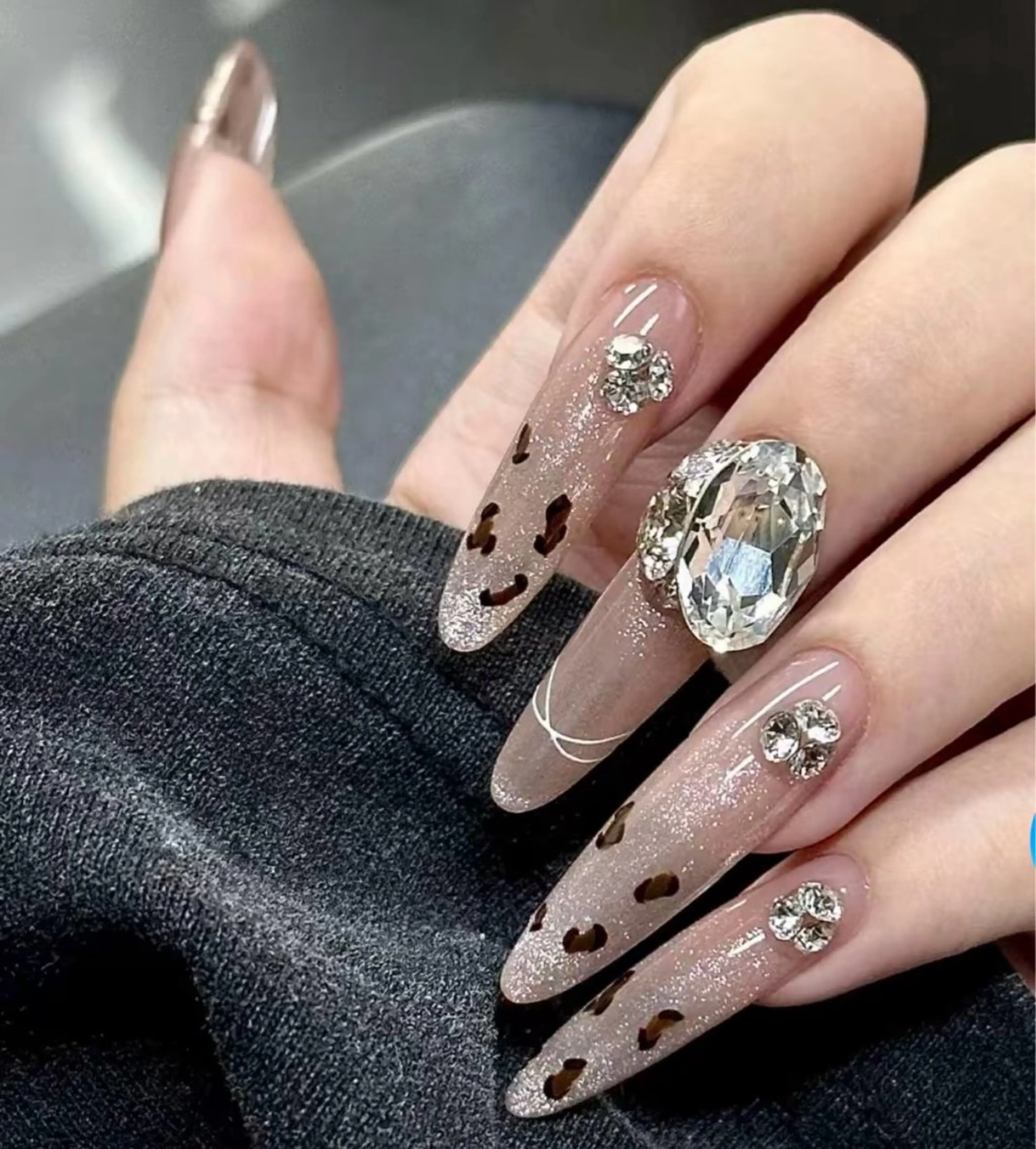 ネイル 長さ出し フットネイル ジェルネイル マグネットネイル 持ち込み YMT NailStudio所属・YMT NailStudioのネイルデザイン