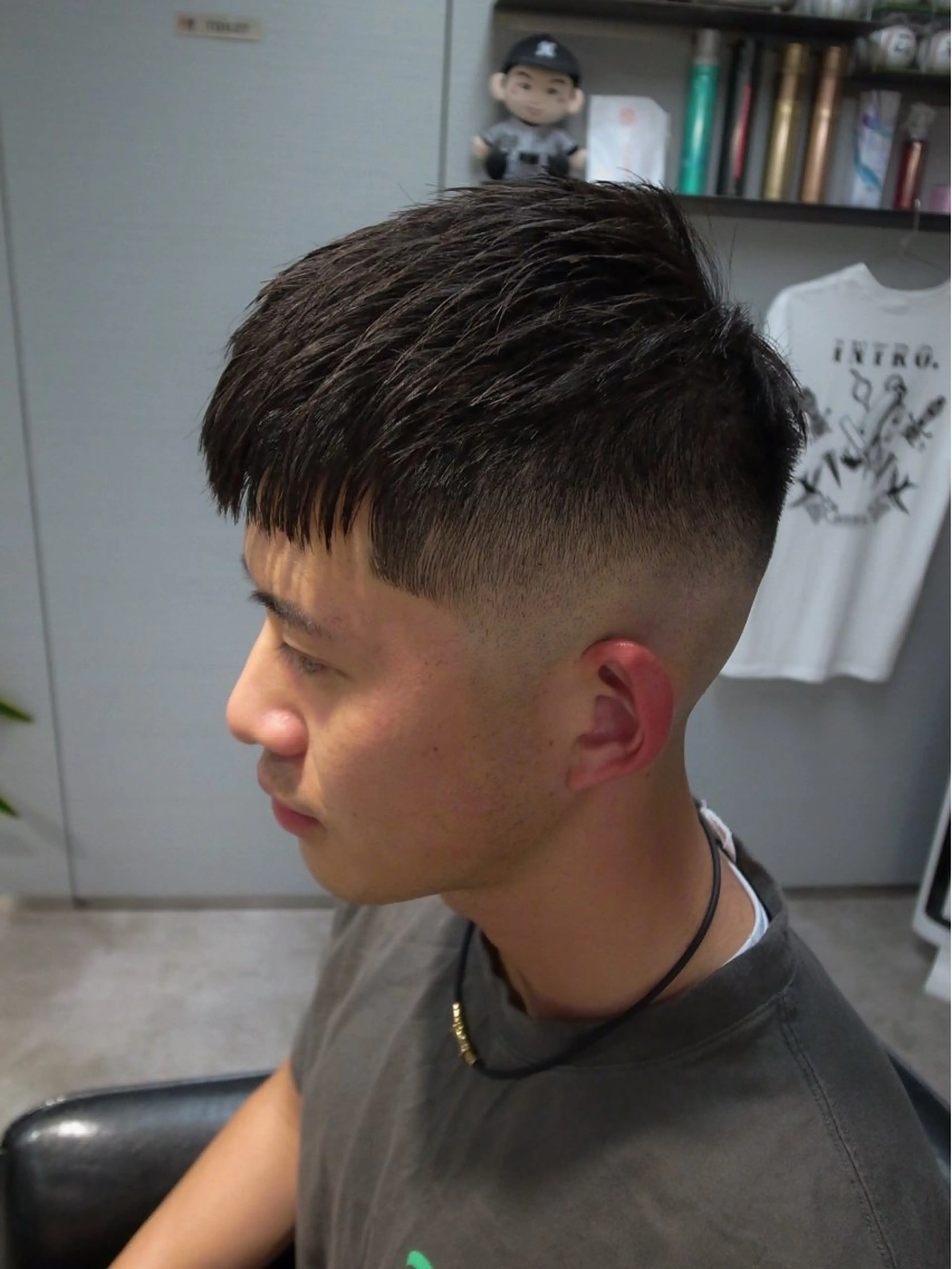 ショート パーマ メンズ カット INTRO SHIBUYA by Fi-Ne所属・💈メンズフェード 特化DAIYA💈のヘアスタイル