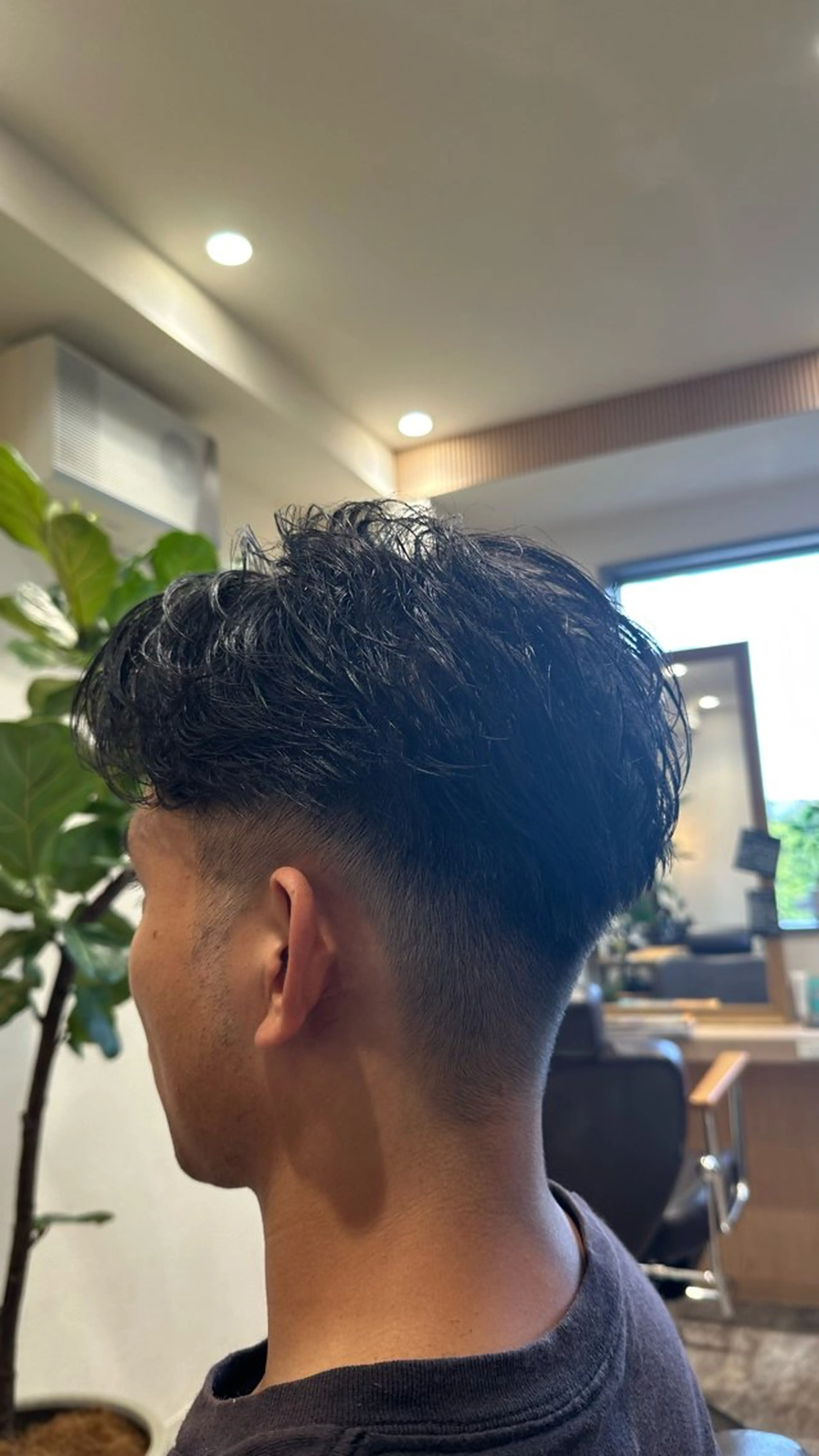 ショート パーマ メンズ カット パーマ 【メンズパーマ】比嘉 啓人のヘアスタイル