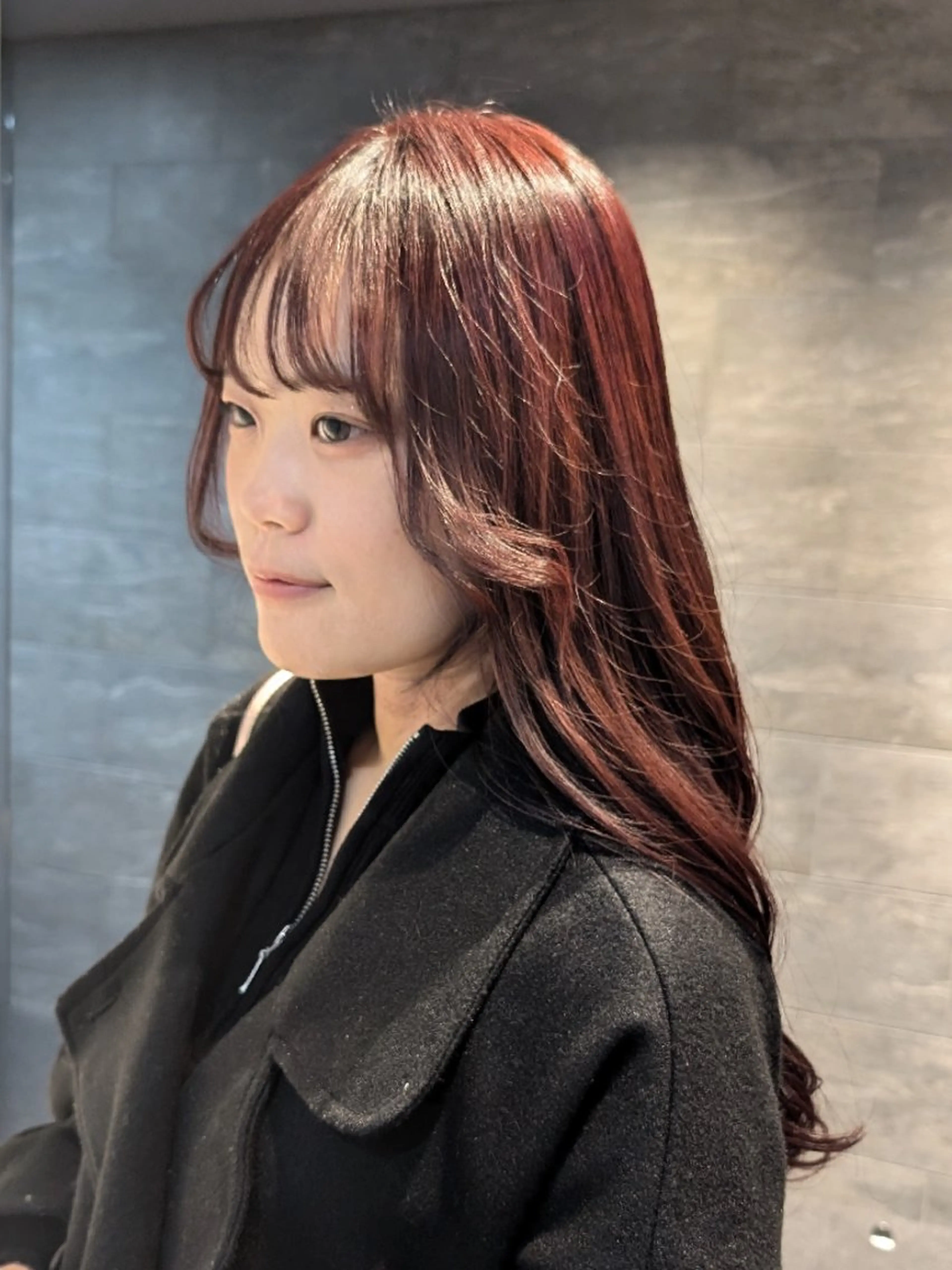 ロング ツヤ髪🎀暖色カラー さとあみのヘアスタイル
