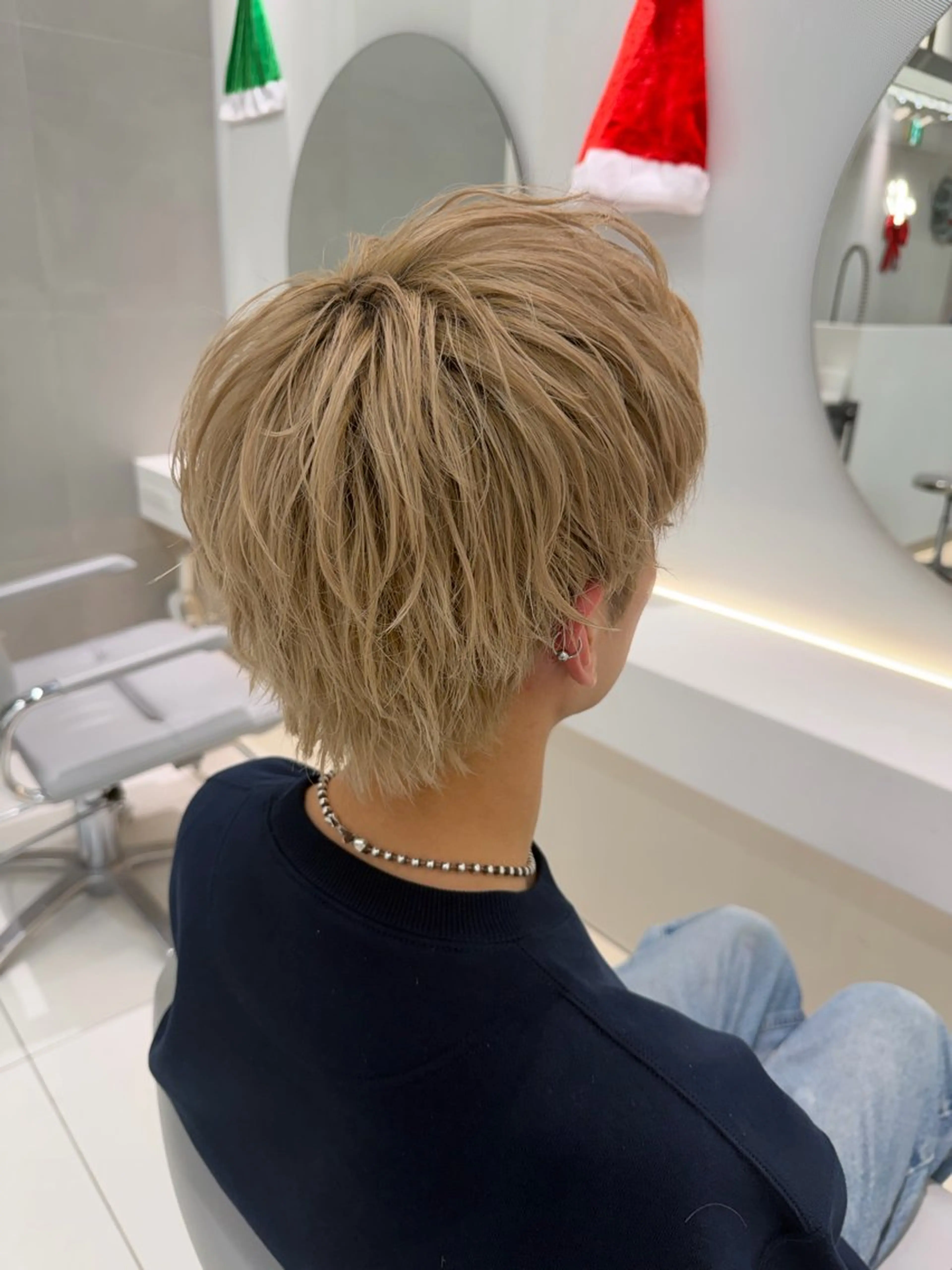 ヘアアレンジ メンズ ヘアセット ヘアセット🎀耳つぼ 👂💎MONAMIのヘアスタイル