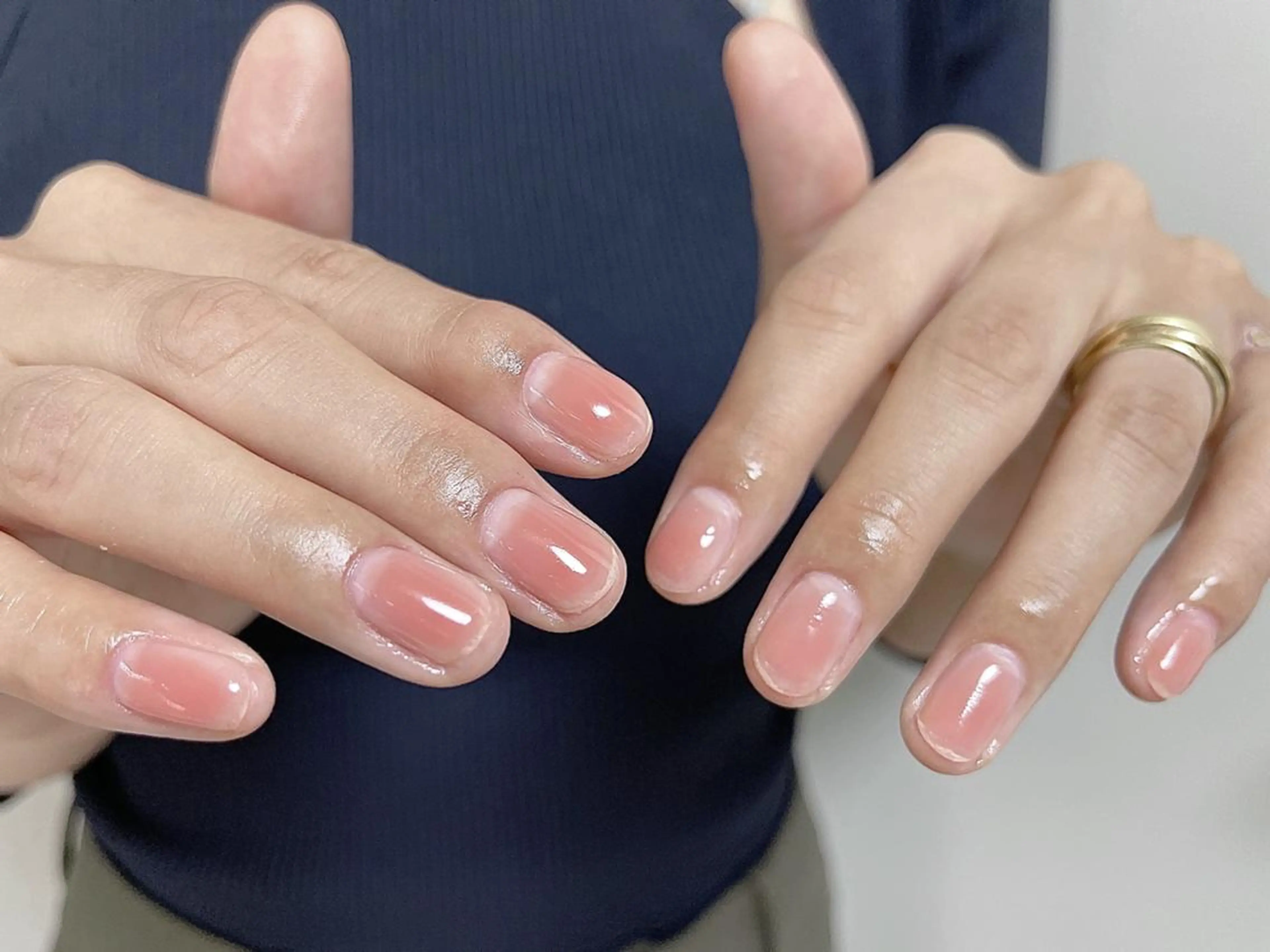 ネイル na🎀🎀na ちゅるちゅるのネイルデザイン