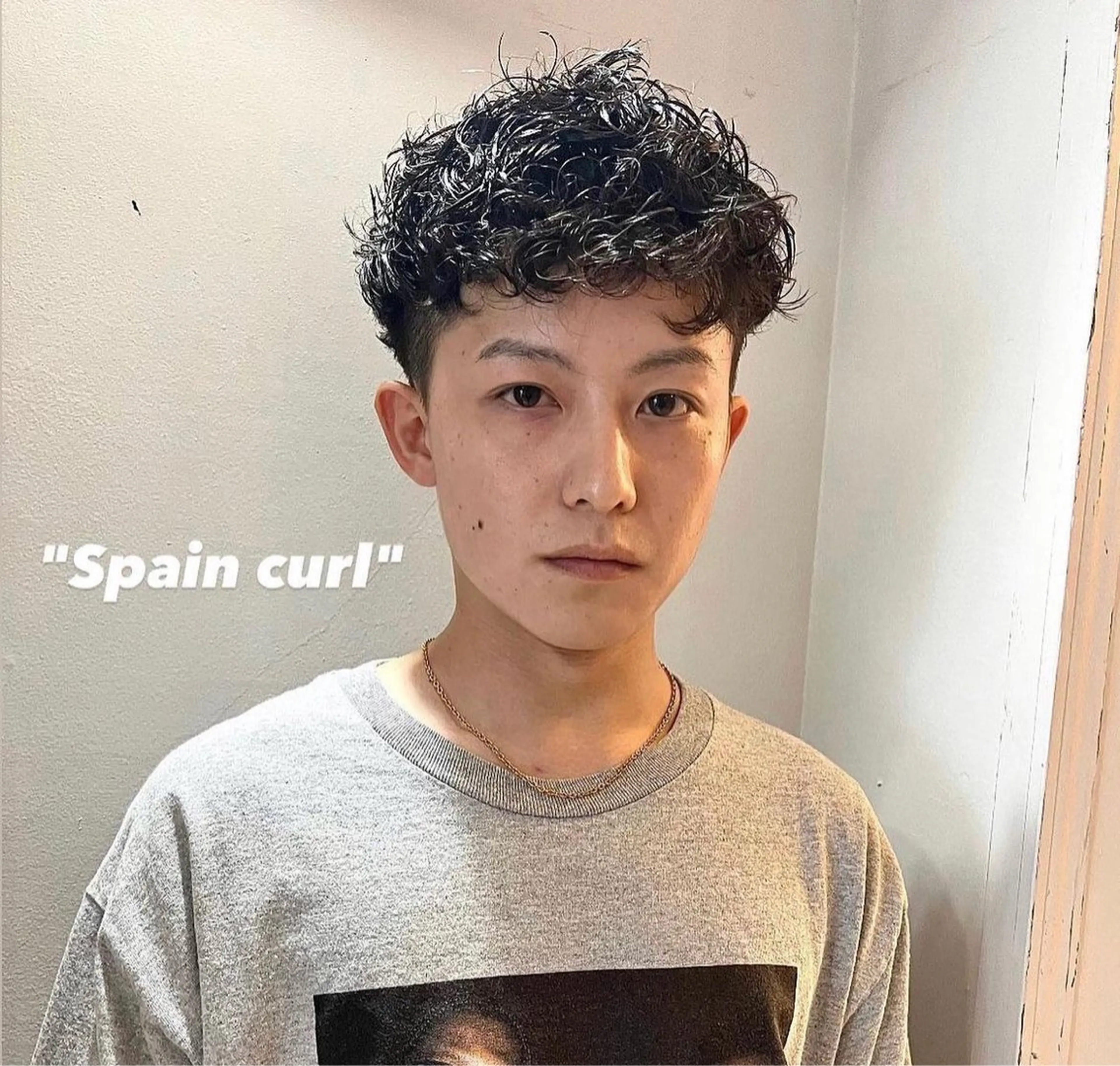 パーマ メンズ カット パーマ 猪原 海斗メンズパーマのヘアスタイル