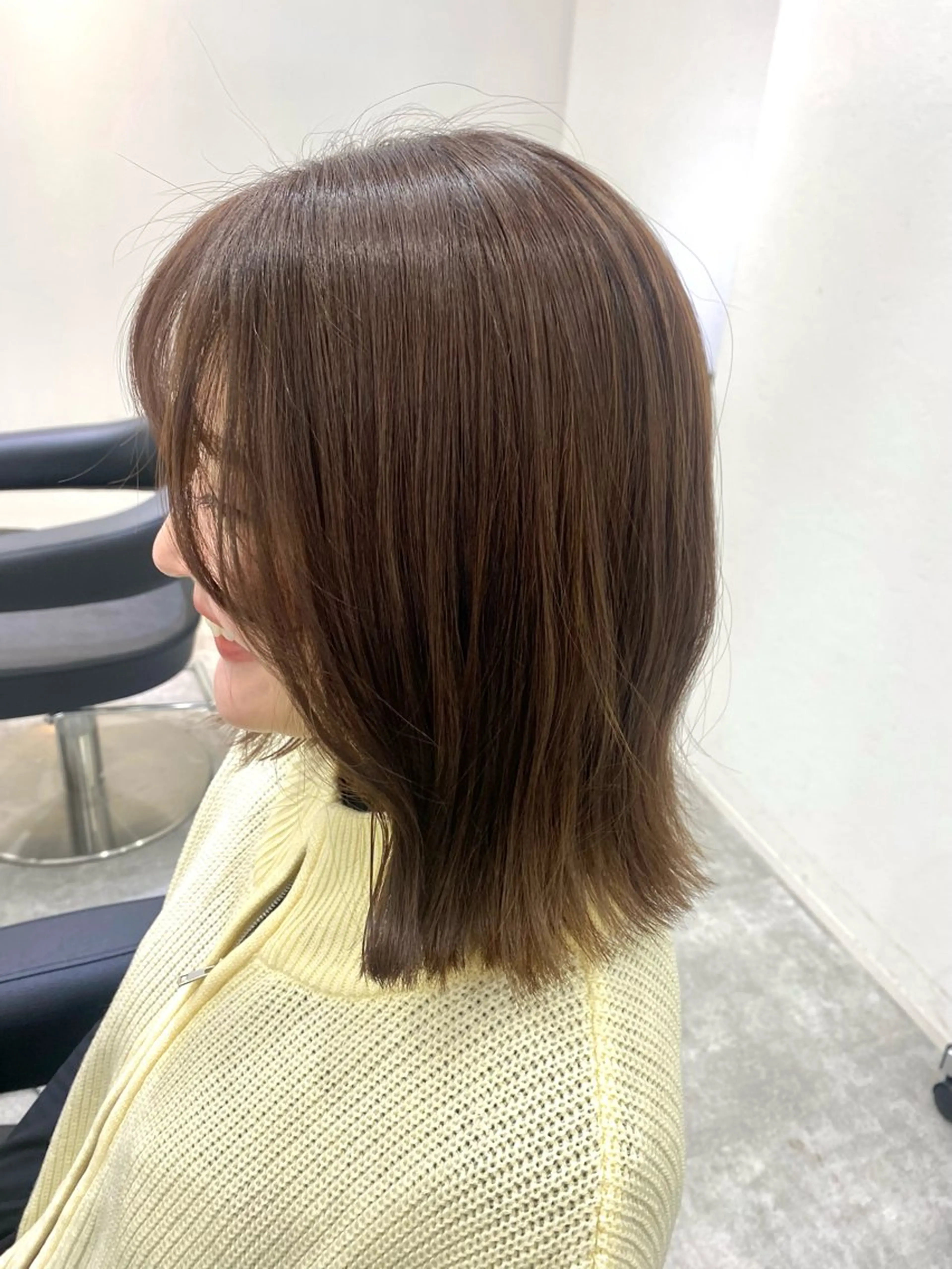 ミディアム カラー ヘアカラー トリートメント 銀座 キュアリスト/ nanaco🦔のヘアスタイル