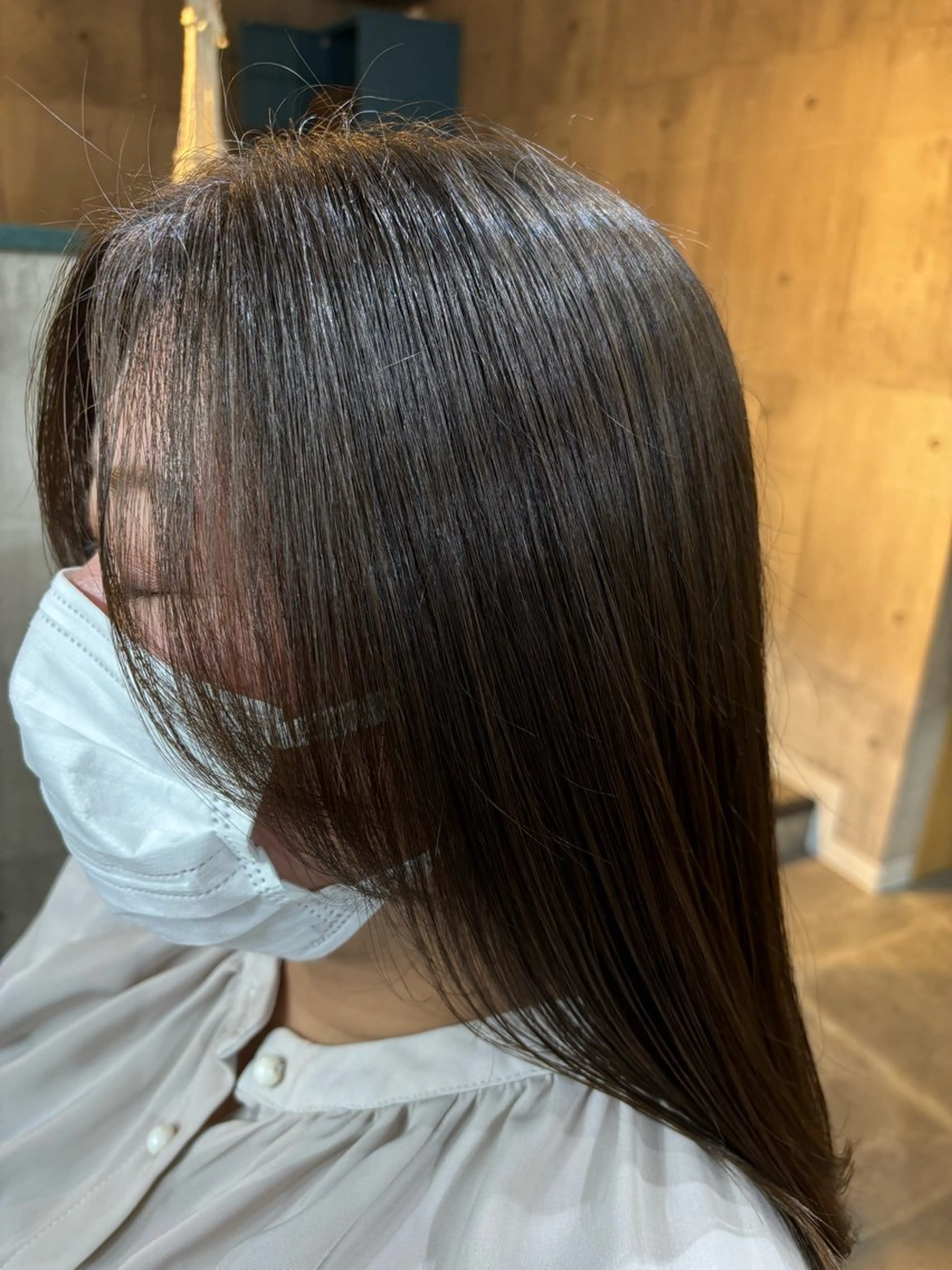 ロング ヘアカラー ユイナ カラーモデル大募集のヘアスタイル