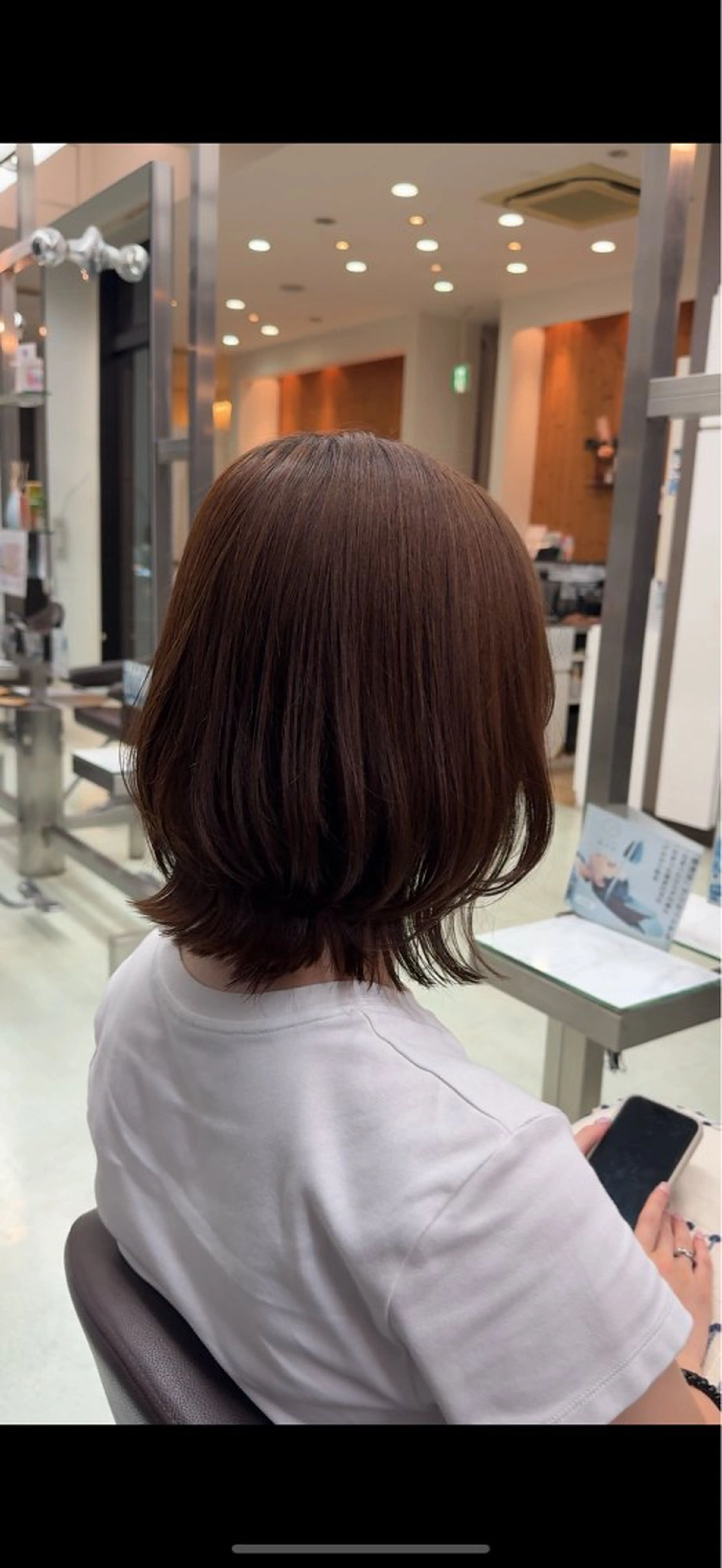 ミディアム くびれヘア 小芝/メンズパーマ /レイヤーカット✂️のヘアスタイル