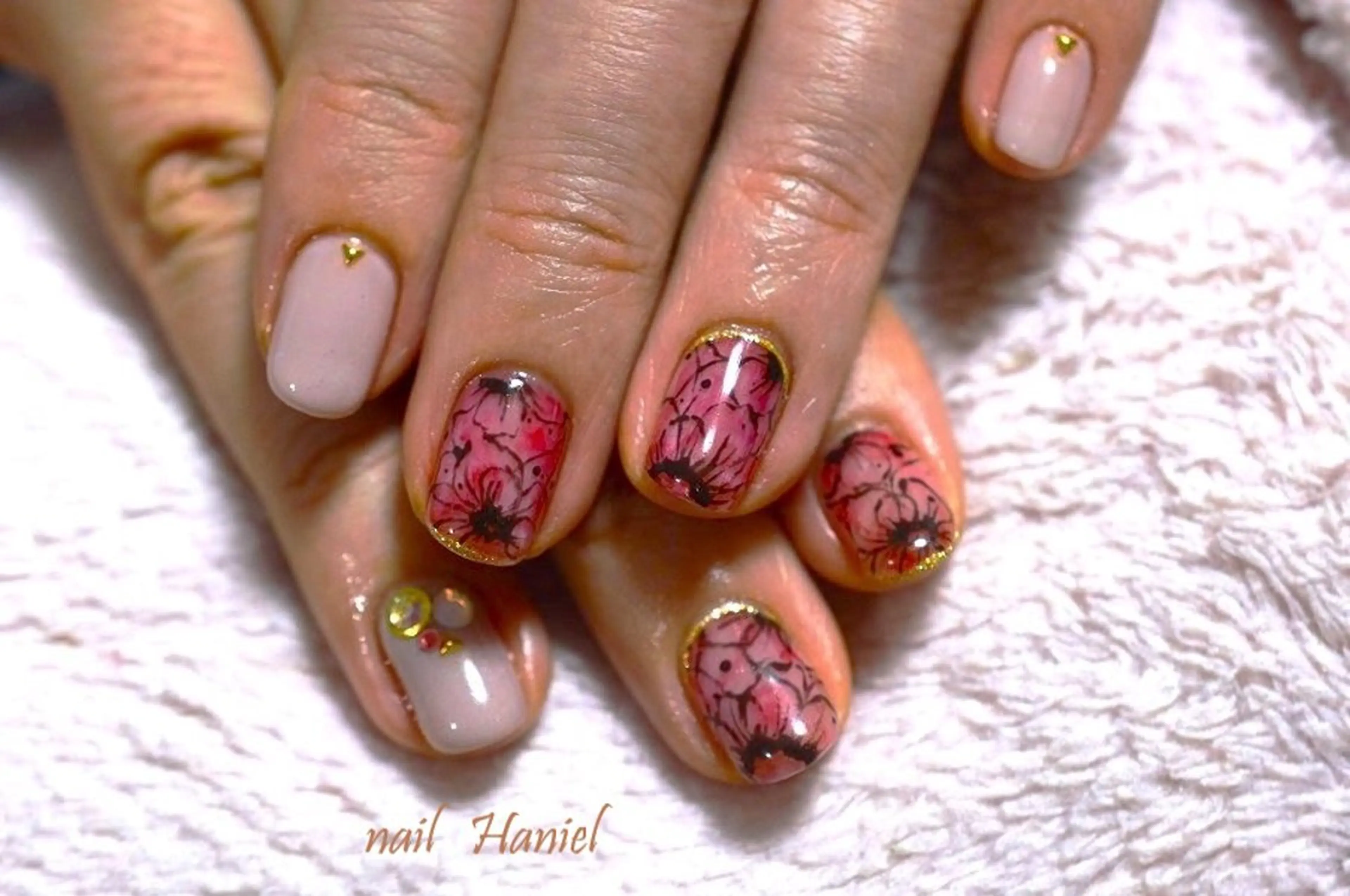 ネイル アートネイル ジェルネイル オフィスネイル ワンカラーネイル パラジェル ハンドネイル nail Haniel所属・半蔵門サロンハニエル 魅神 ちよのネイルデザイン