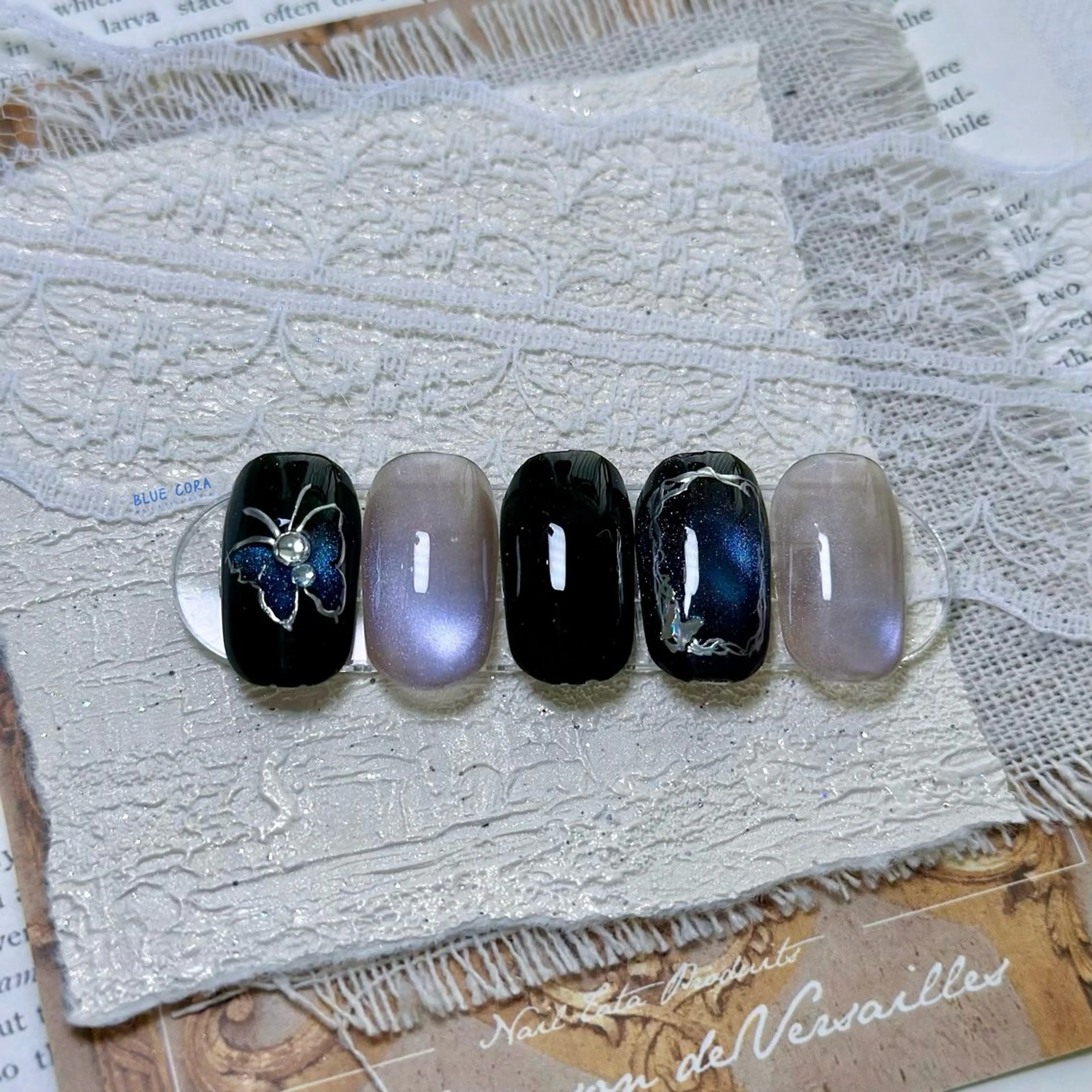 ネイル マグネットネイル ハンドネイル ハンドケア BLUE CORA所属・BLUE CORAのネイルデザイン