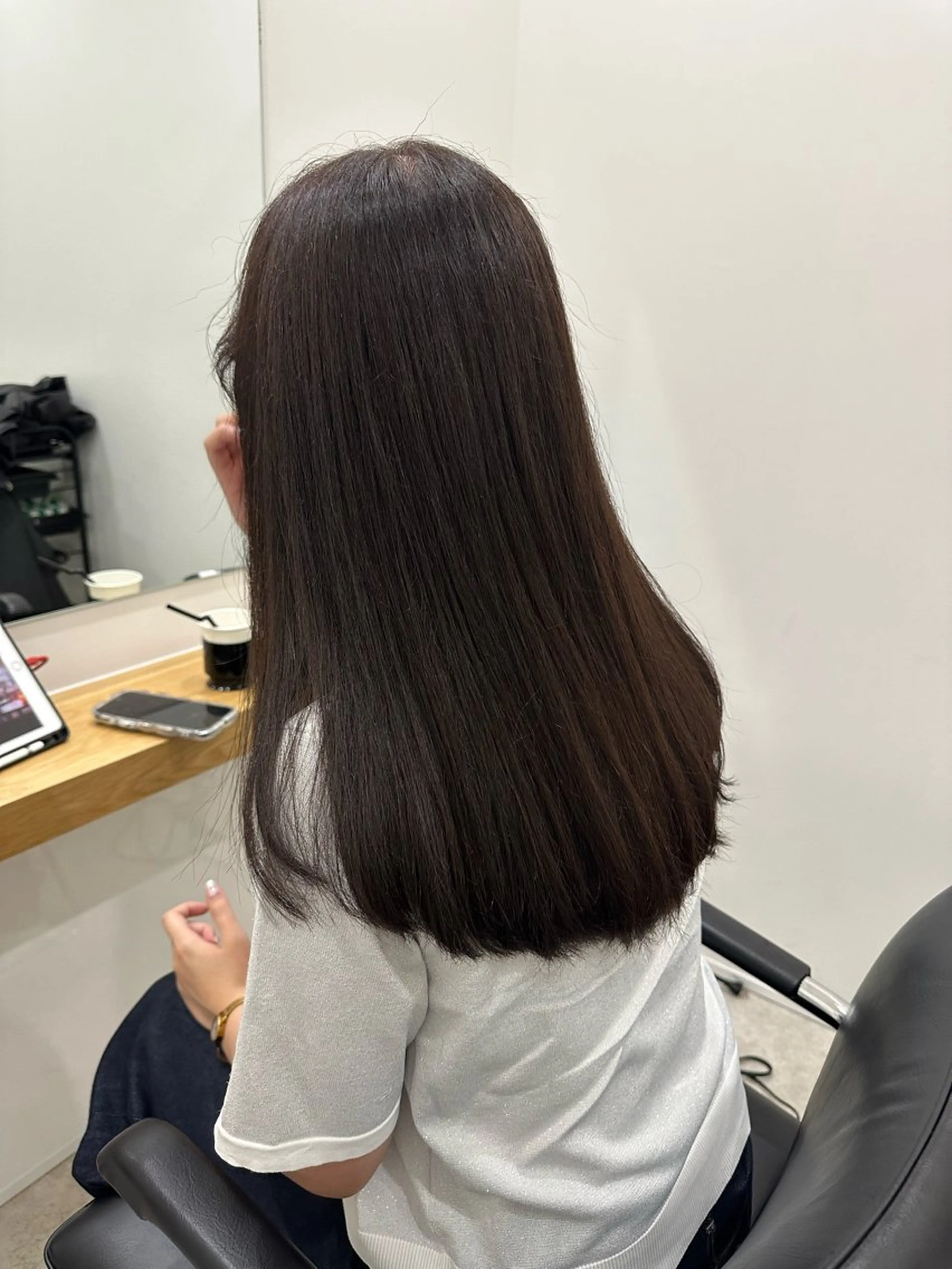 セミロング カラー カット ヘアカラー トリートメント 海外ヘア/透明感カラ ー🍒nao.のヘアスタイル