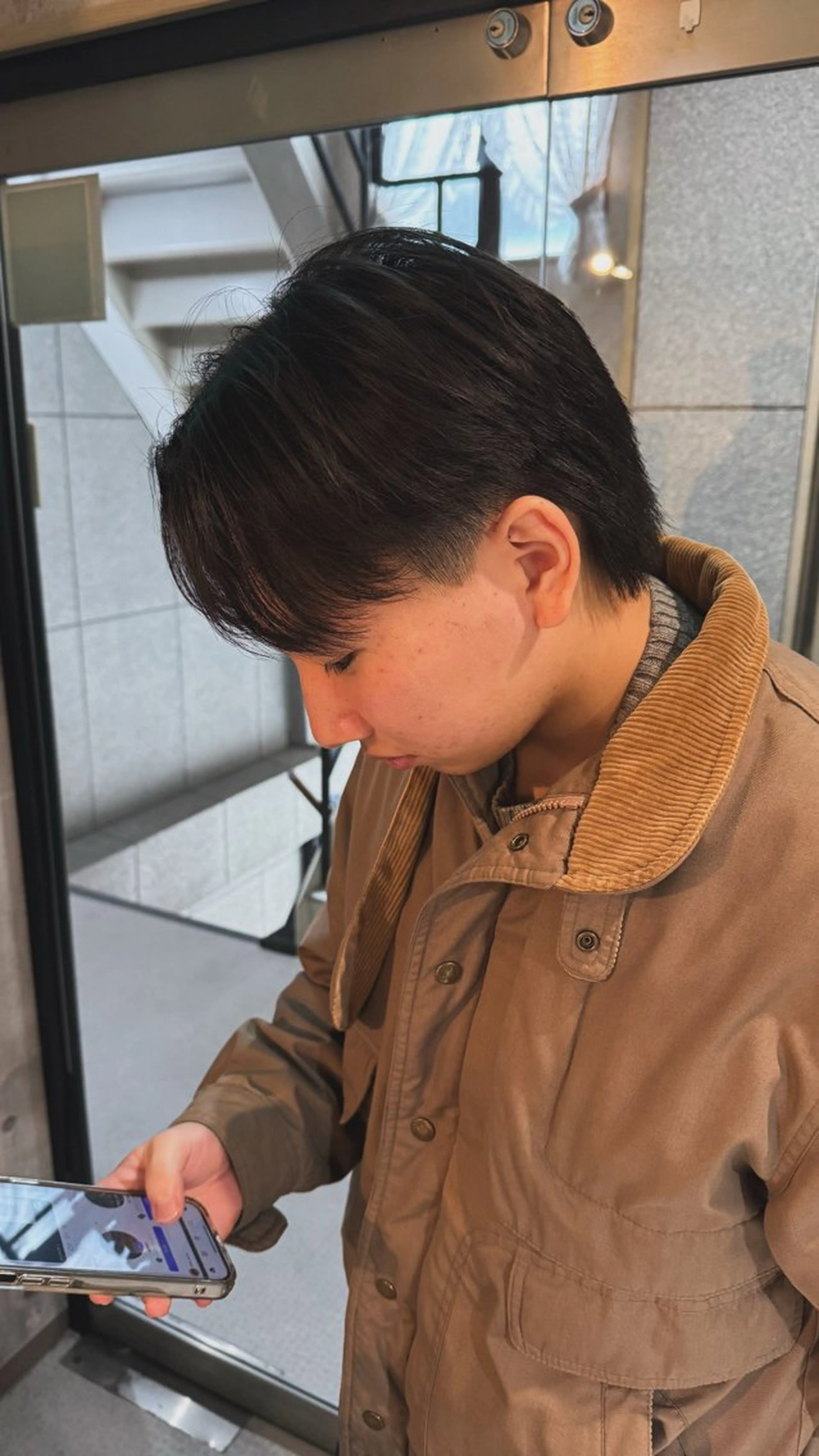 ショート メンズ カット 坂井 琉生のヘアスタイル