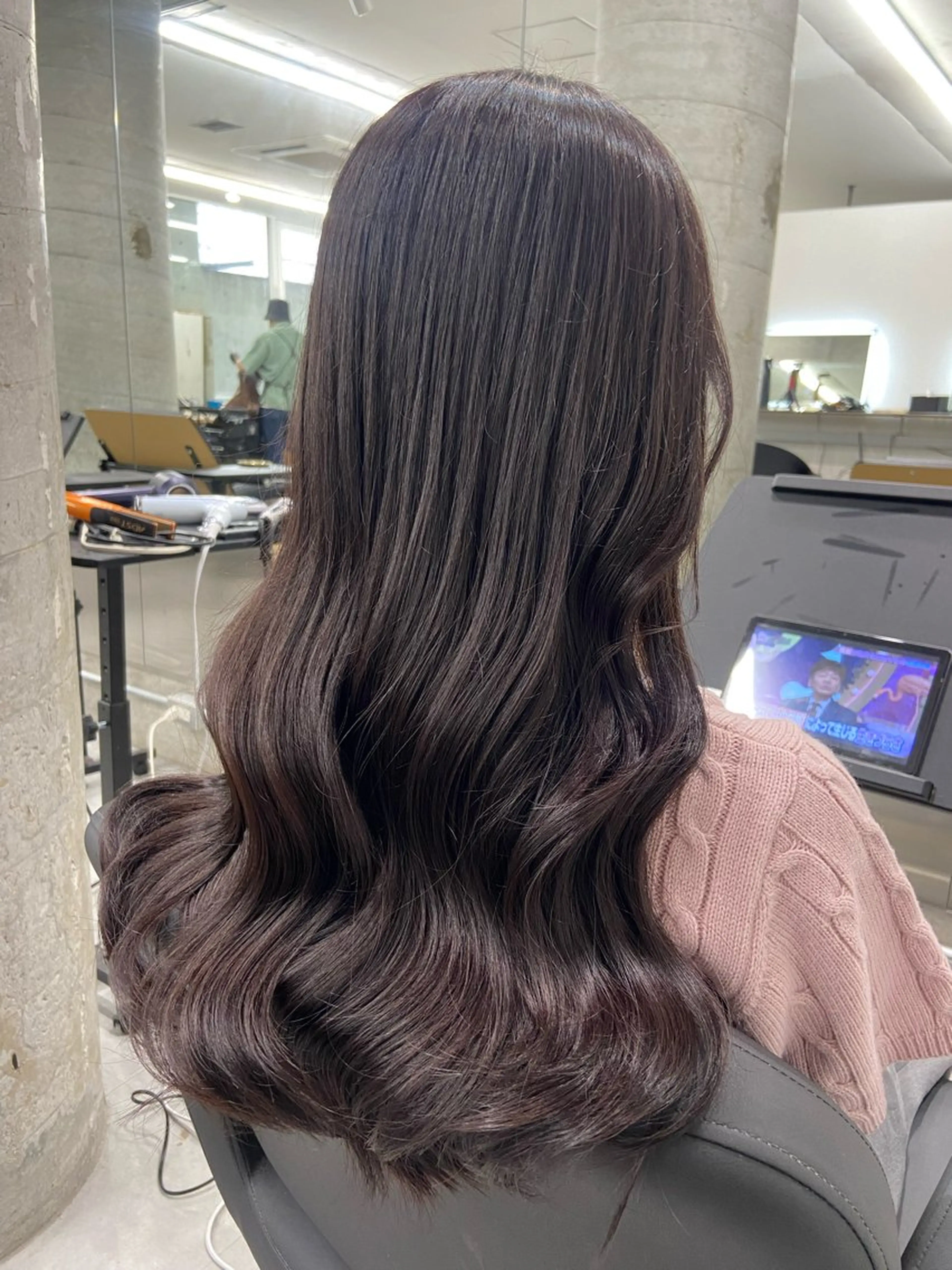 ロング カラー カット ヘアカラー トリートメント Kotoko🖤/海 外/バレイヤージュのヘアスタイル