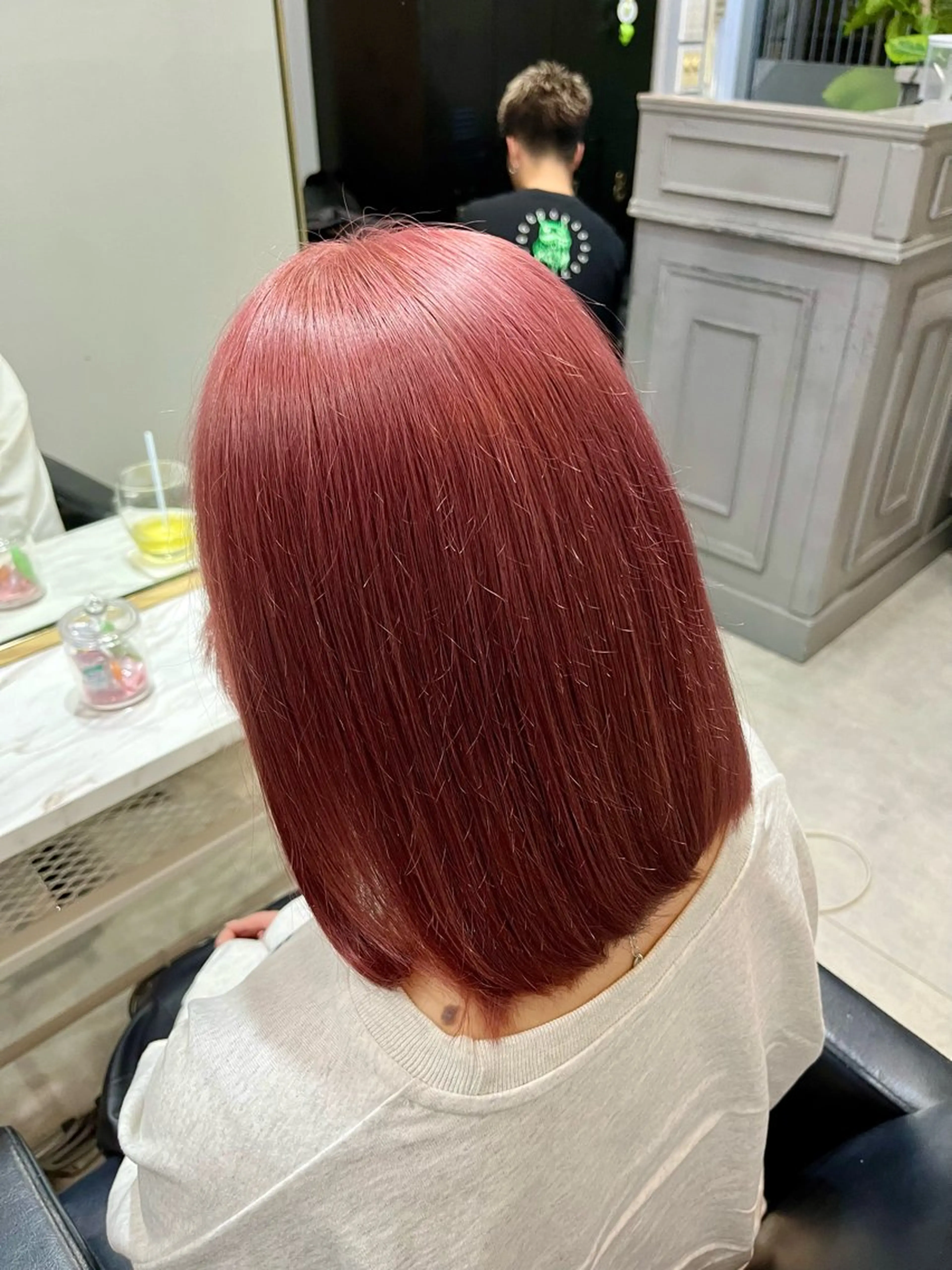ミディアム カラー ヘアカラー トリートメント ヘアセット 🎀透明感 カラー🎀ミズキのヘアスタイル