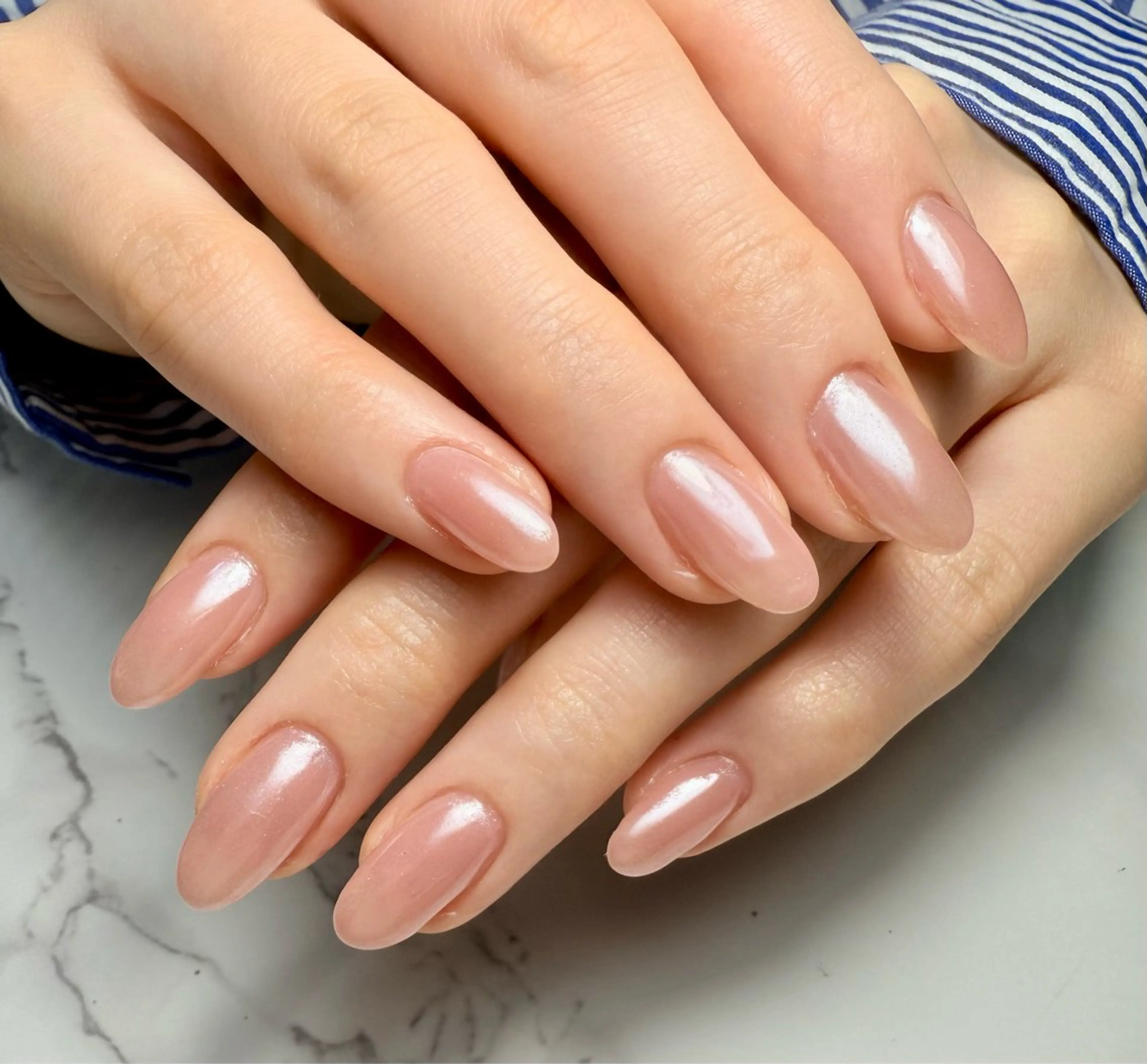 ネイル アートネイル チークネイル フレンチネイル 氷ネイル・うるうるネイル キラキラネイル M.N_ nailのネイルデザイン