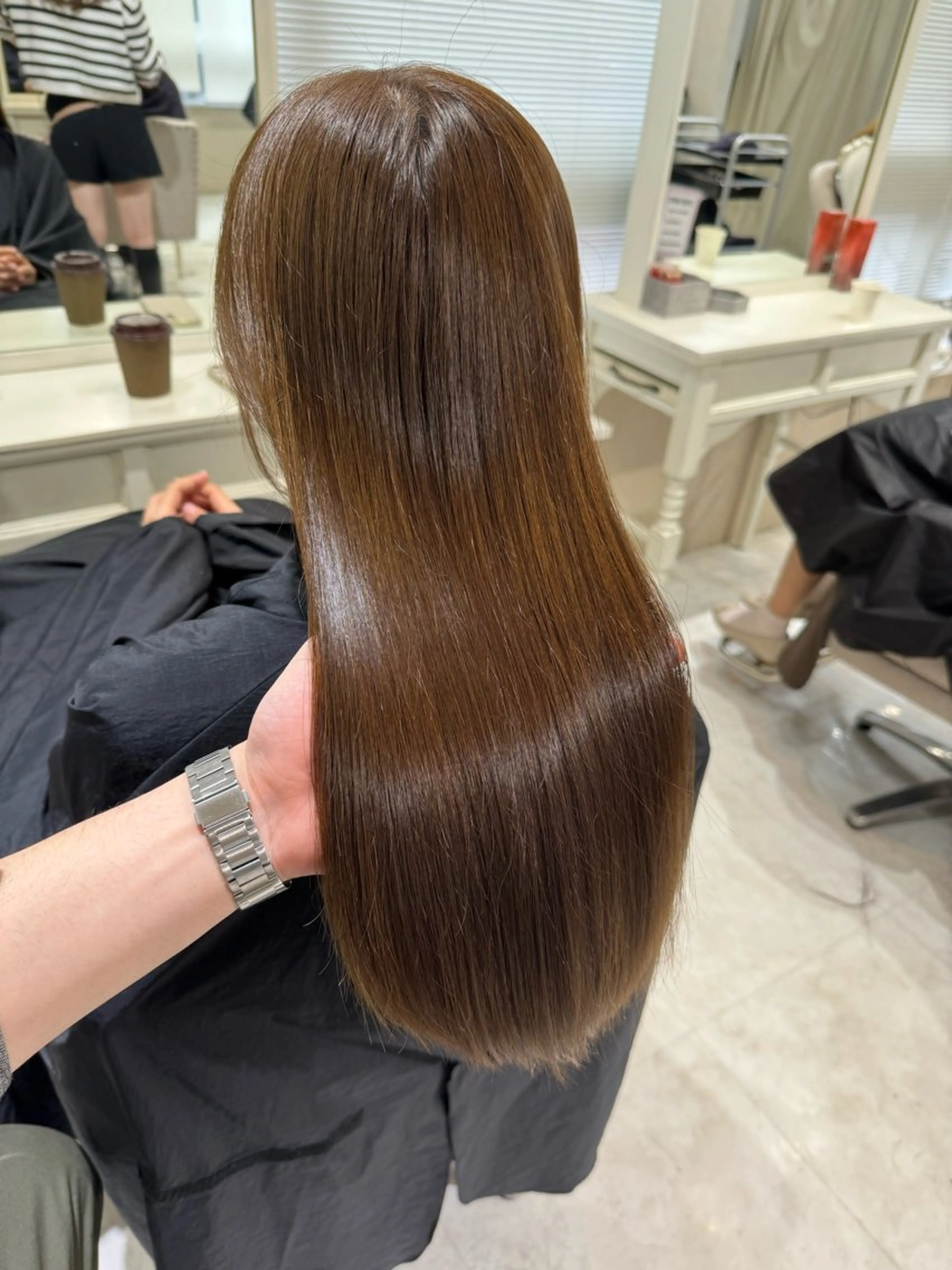 ロング カット 縮毛矯正 トリートメント 髪質改善×縮毛矯正 Core梅田　片山のヘアスタイル
