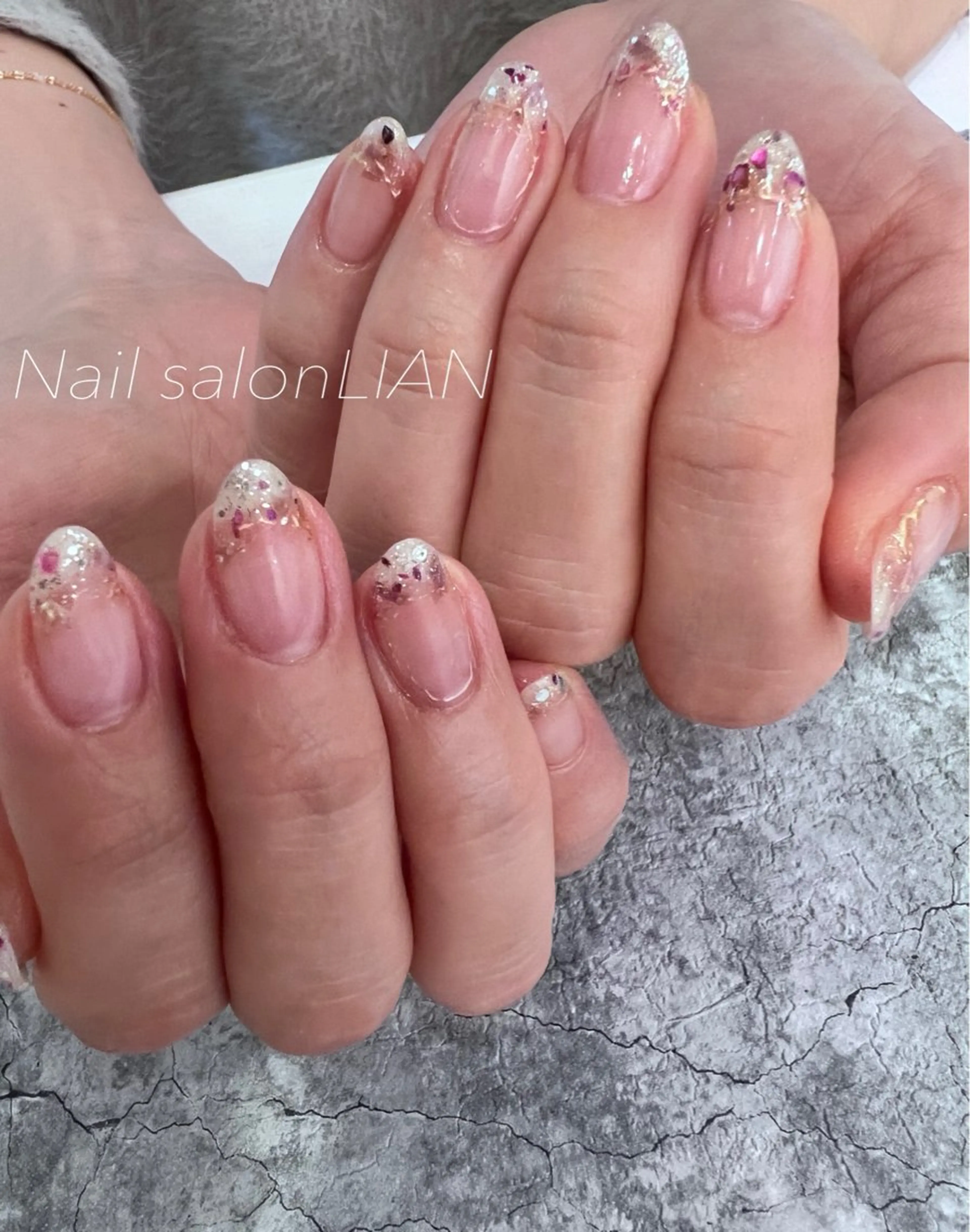 ネイル フレンチネイル Nail salon LIANのネイルデザイン