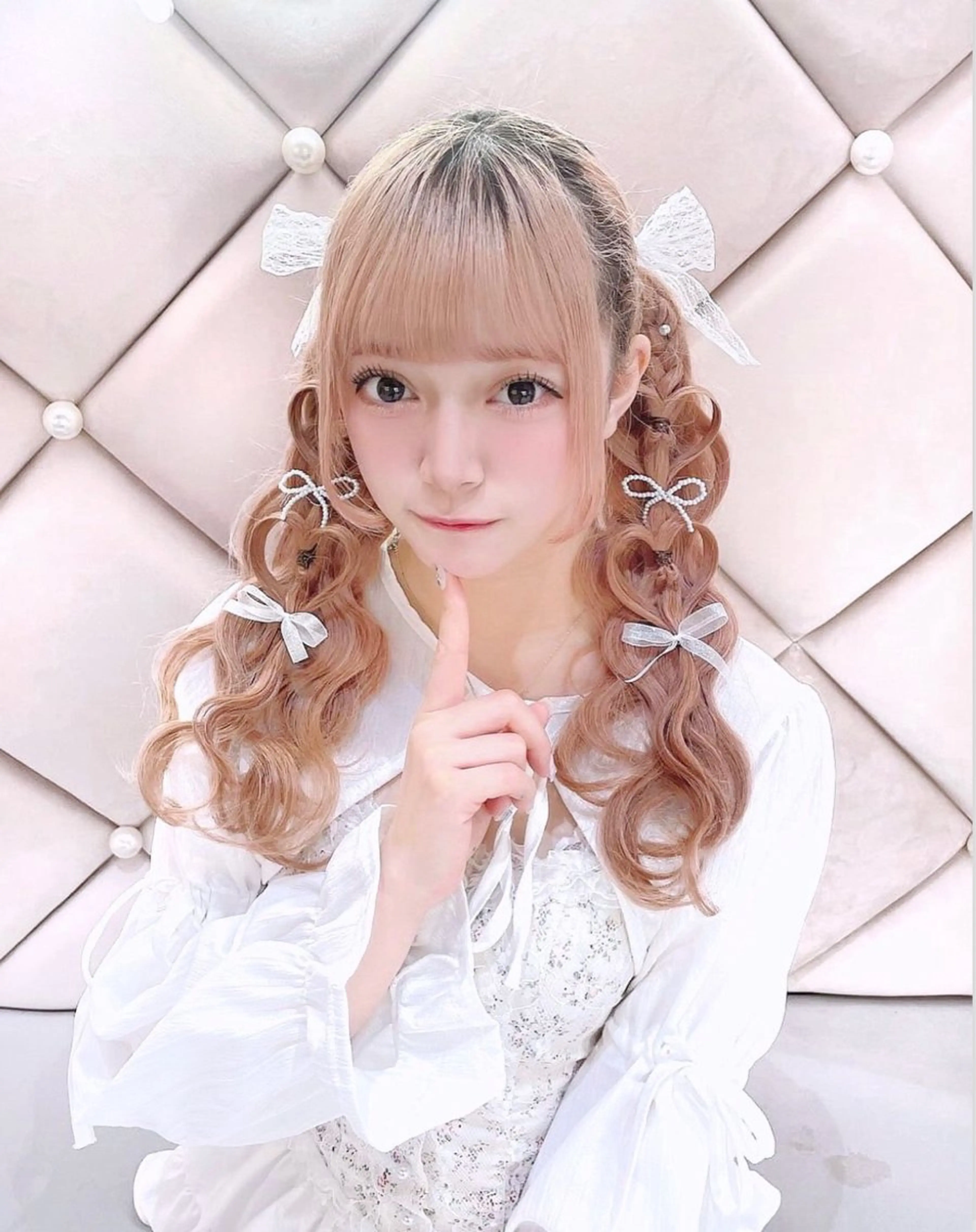 ロング ヘアアレンジ ツインテール 🎀ふわふわアイドル ヘアメ🎀AYANEのヘアスタイル