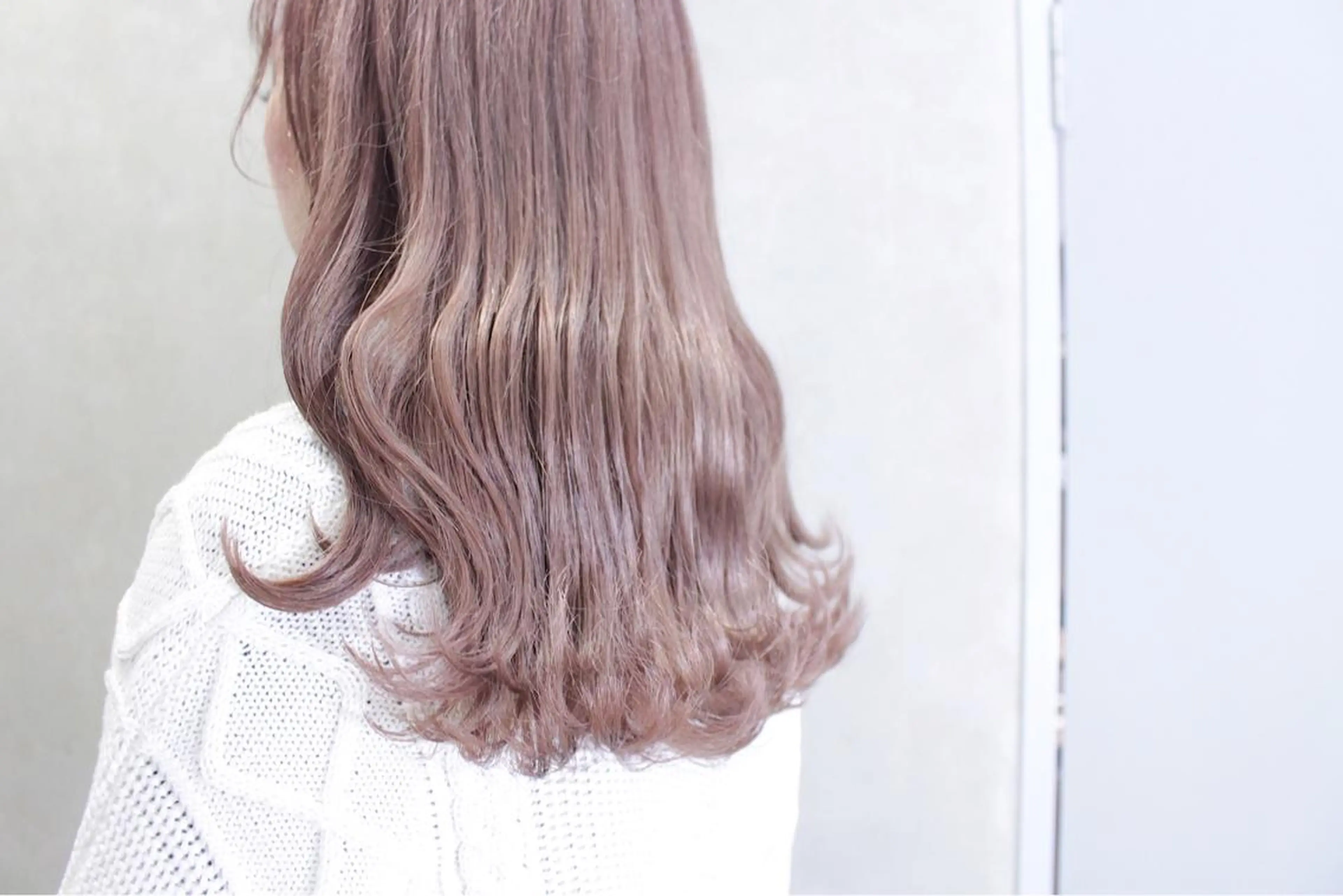 セミロング カラー ヘアアレンジ ヘアカラー トリートメント lani 天神大名/ブリーチのヘアスタイル