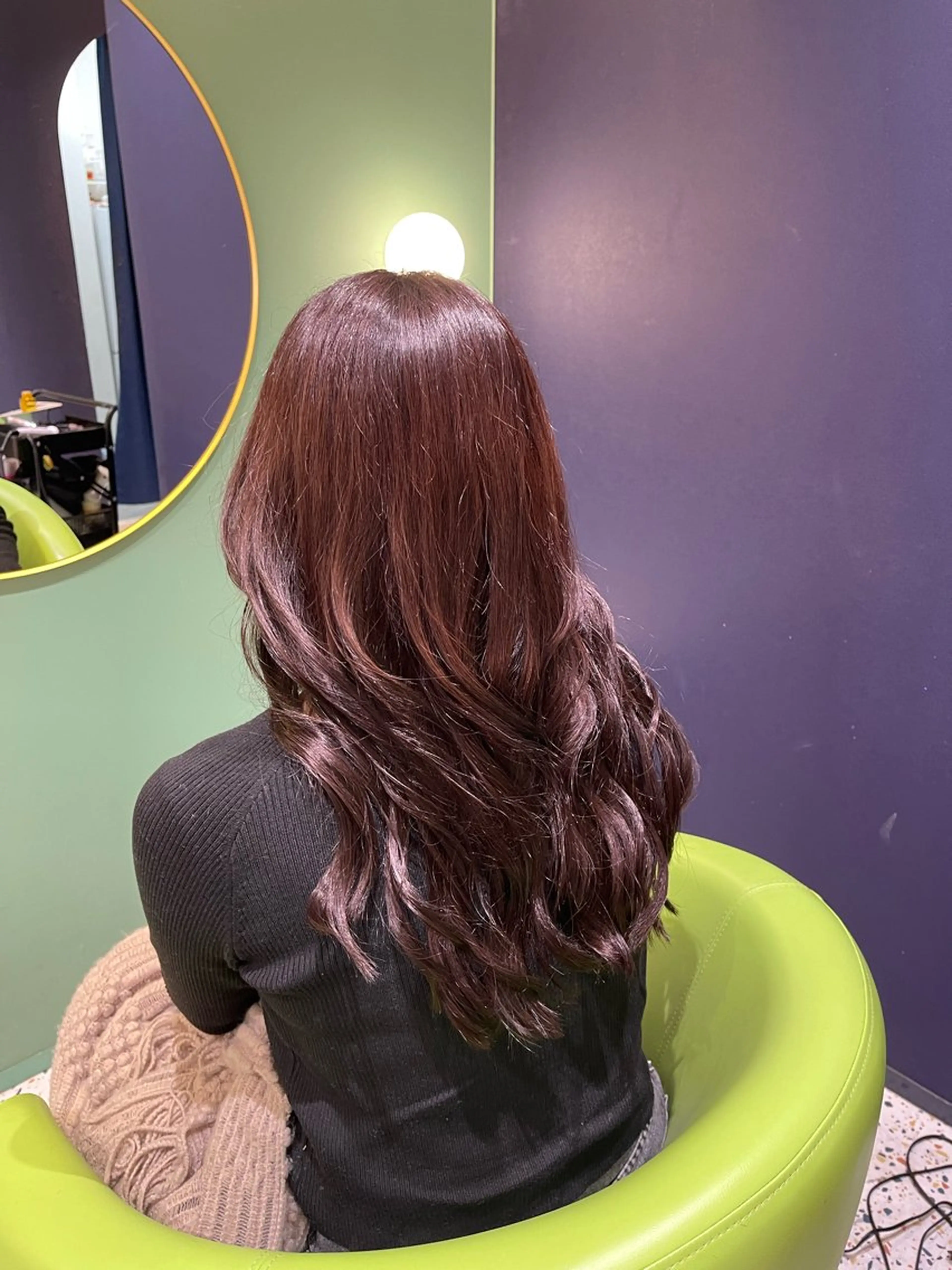 ロング カラー ブラウンカラー チョコレートブラウン ヘアカラー エクステ 透明感カラー/艶髪/ エクステ/HIROのヘアスタイル