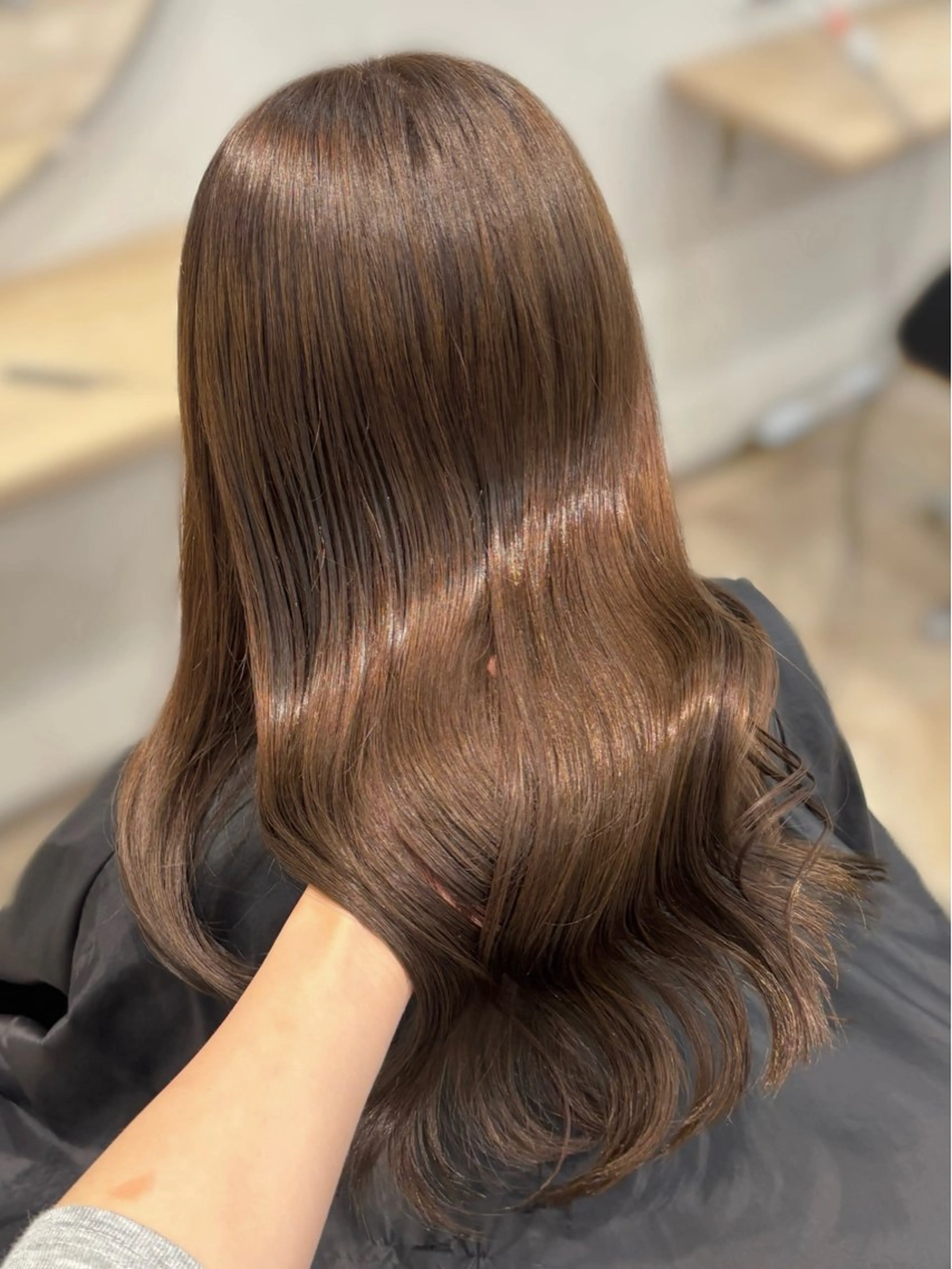 ロング カラー カット ヘアカラー トリートメント CHAINON×FeM#所属・名駅/sHiHo/透 明感カラー✨🎀/のヘアスタイル