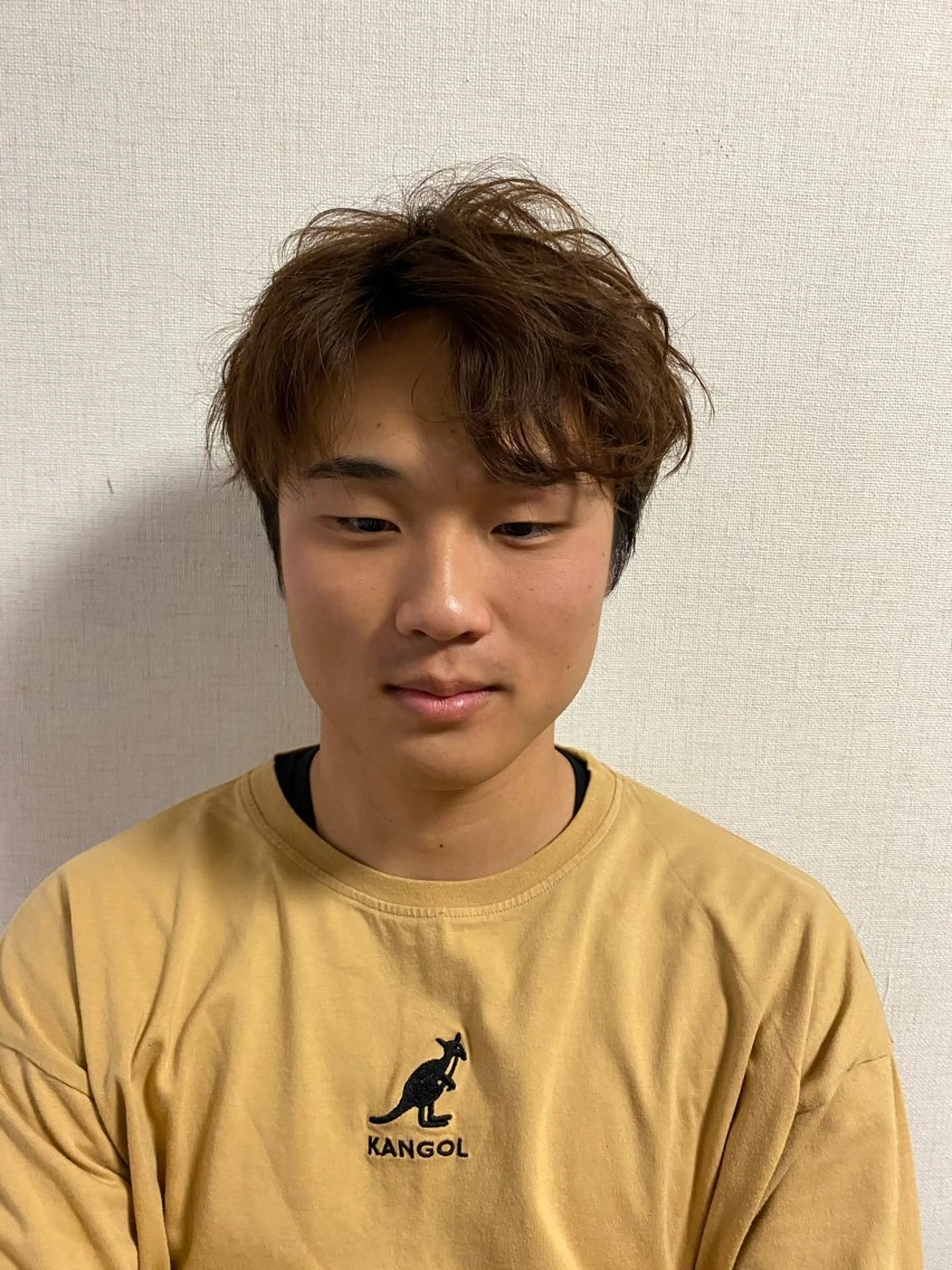 メンズ センターパート カット パーマ 👑パーマ支持 No.1👑松田力也のヘアスタイル