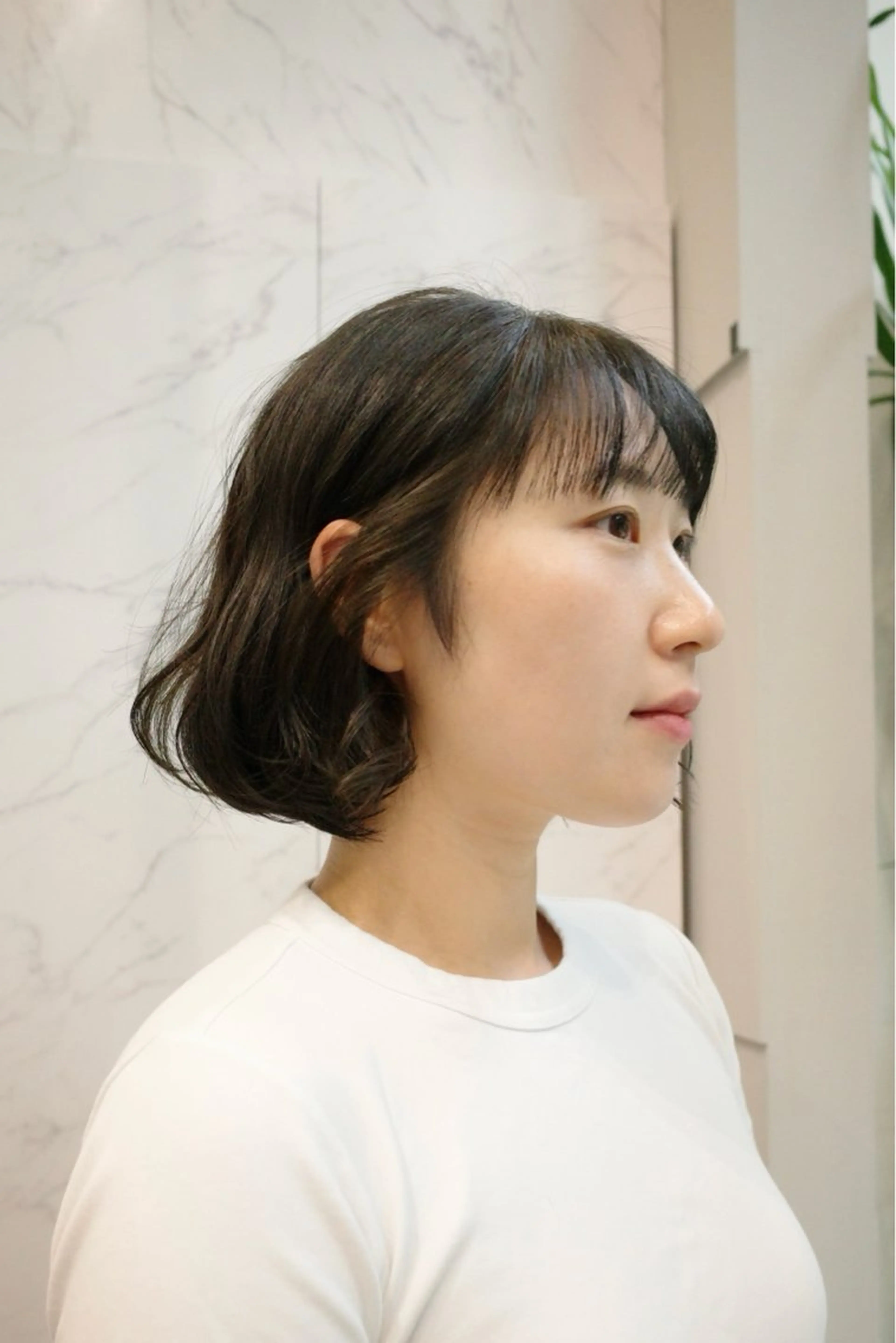 ショート カラー 透明感カラー カット ヘアカラー miu /透明感カラーのヘアスタイル