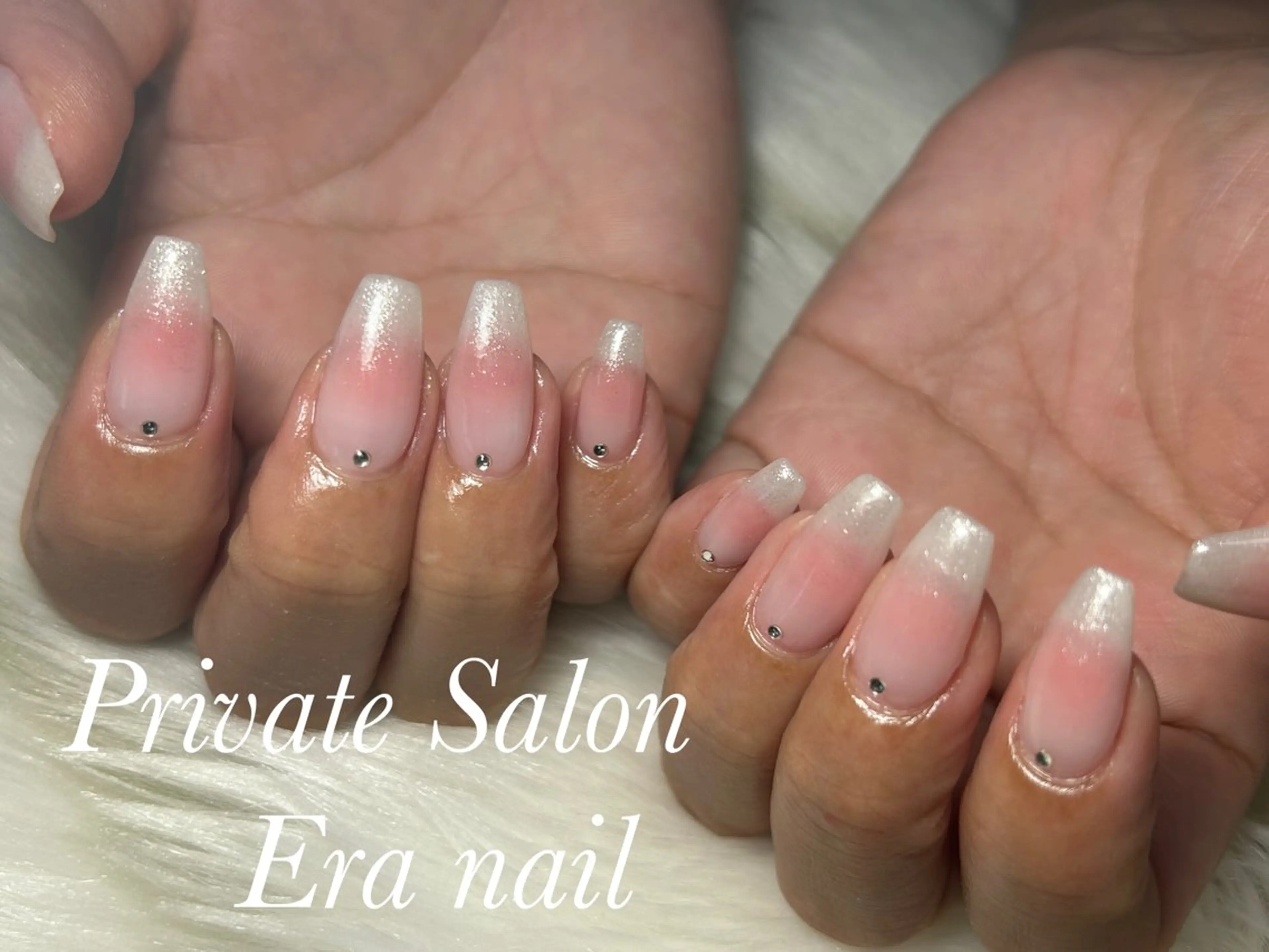 ネイル チークネイル ハンドネイル Era nailのネイルデザイン