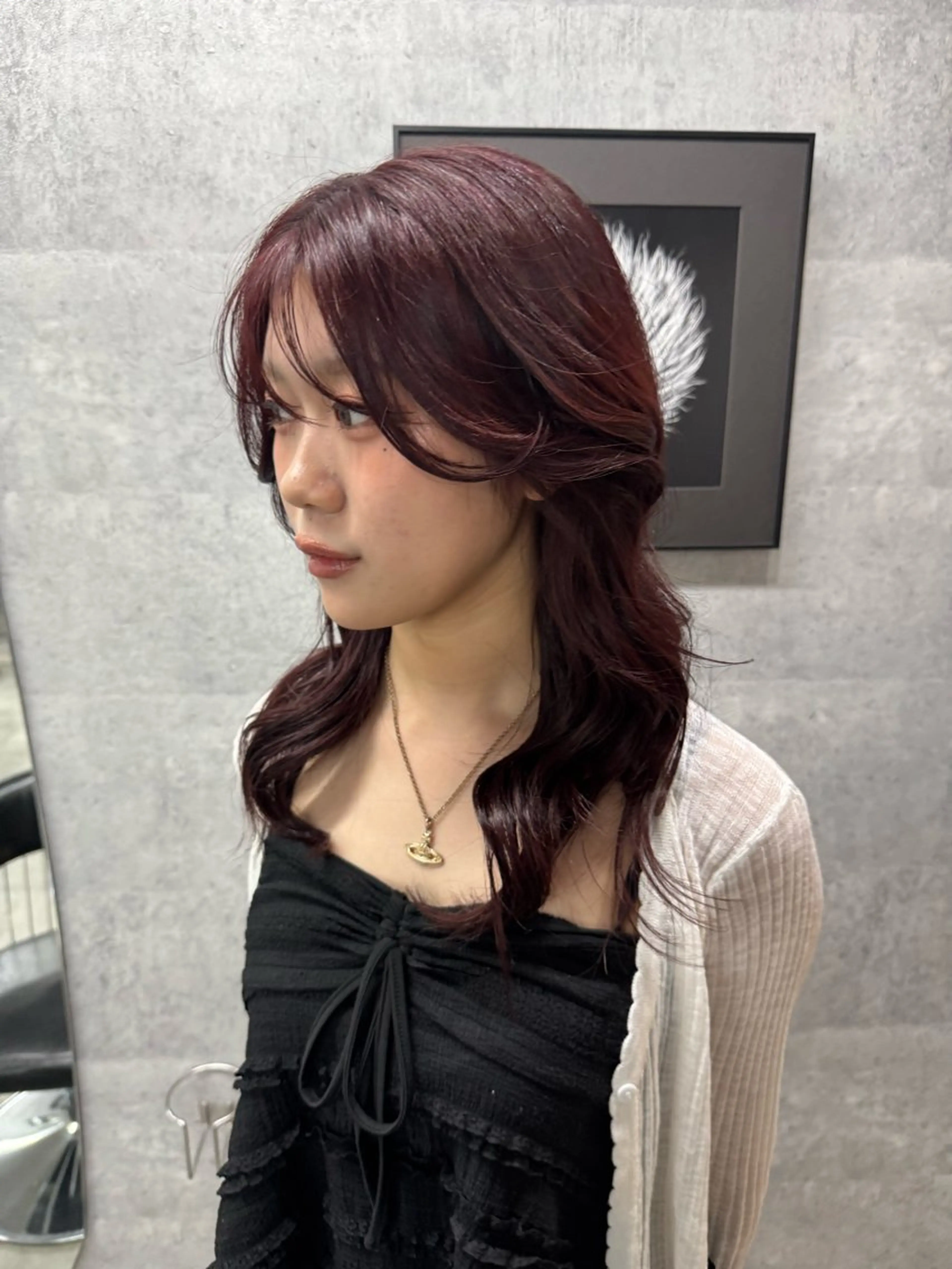 ミディアム カラー NOOS omotesando所属・ユウ🌈表参道　艶髪 美髪　垢抜けカラー✨のヘアスタイル