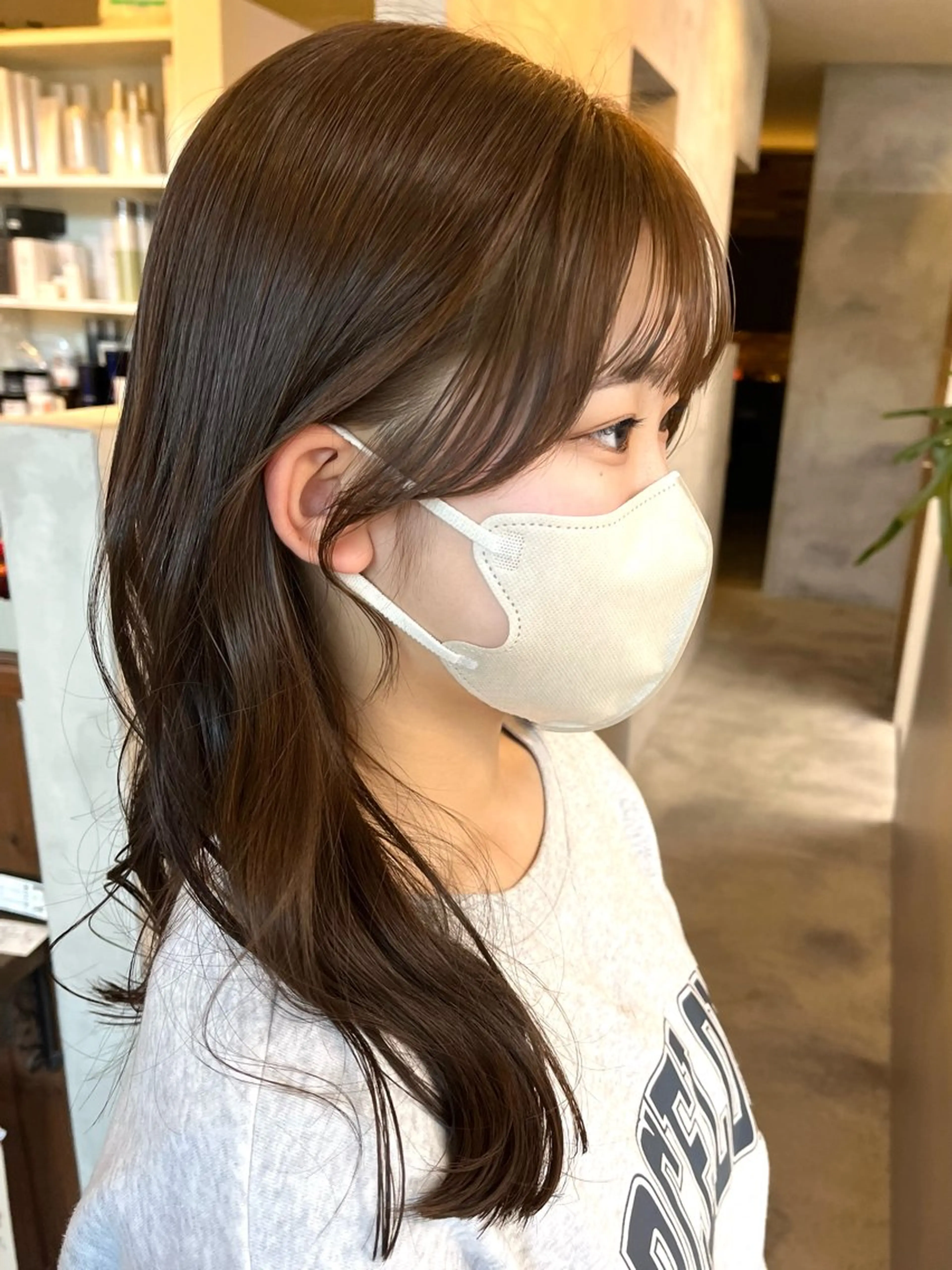 ロング カラー カット ヘアカラー トリートメント Yu kaのヘアスタイル