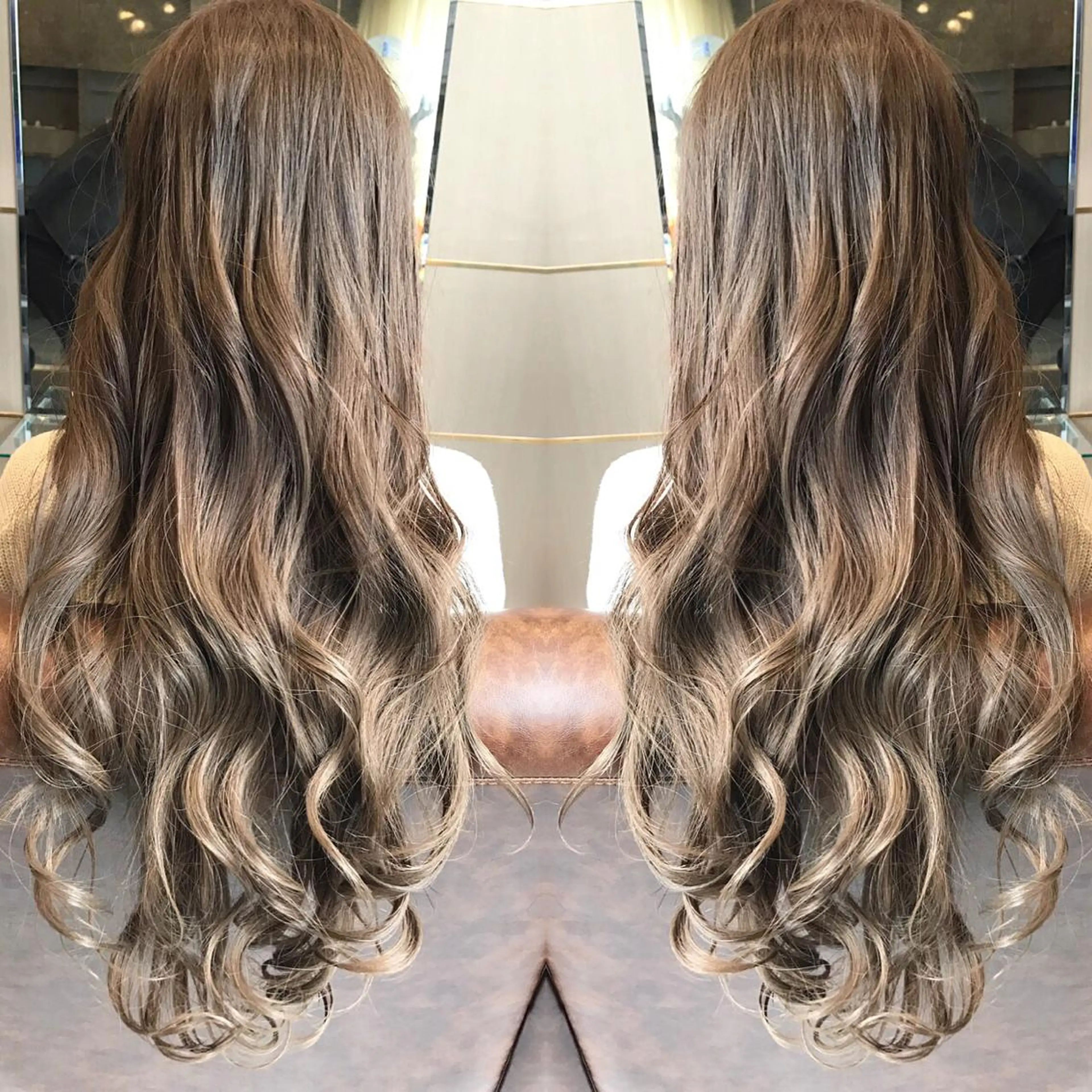 セミロング カラー パーマ ヘアアレンジ 外国人風カラー ヘアカラー 🫧代表/新宿駅近/ 限定価格🫧田辺貴裕のヘアスタイル