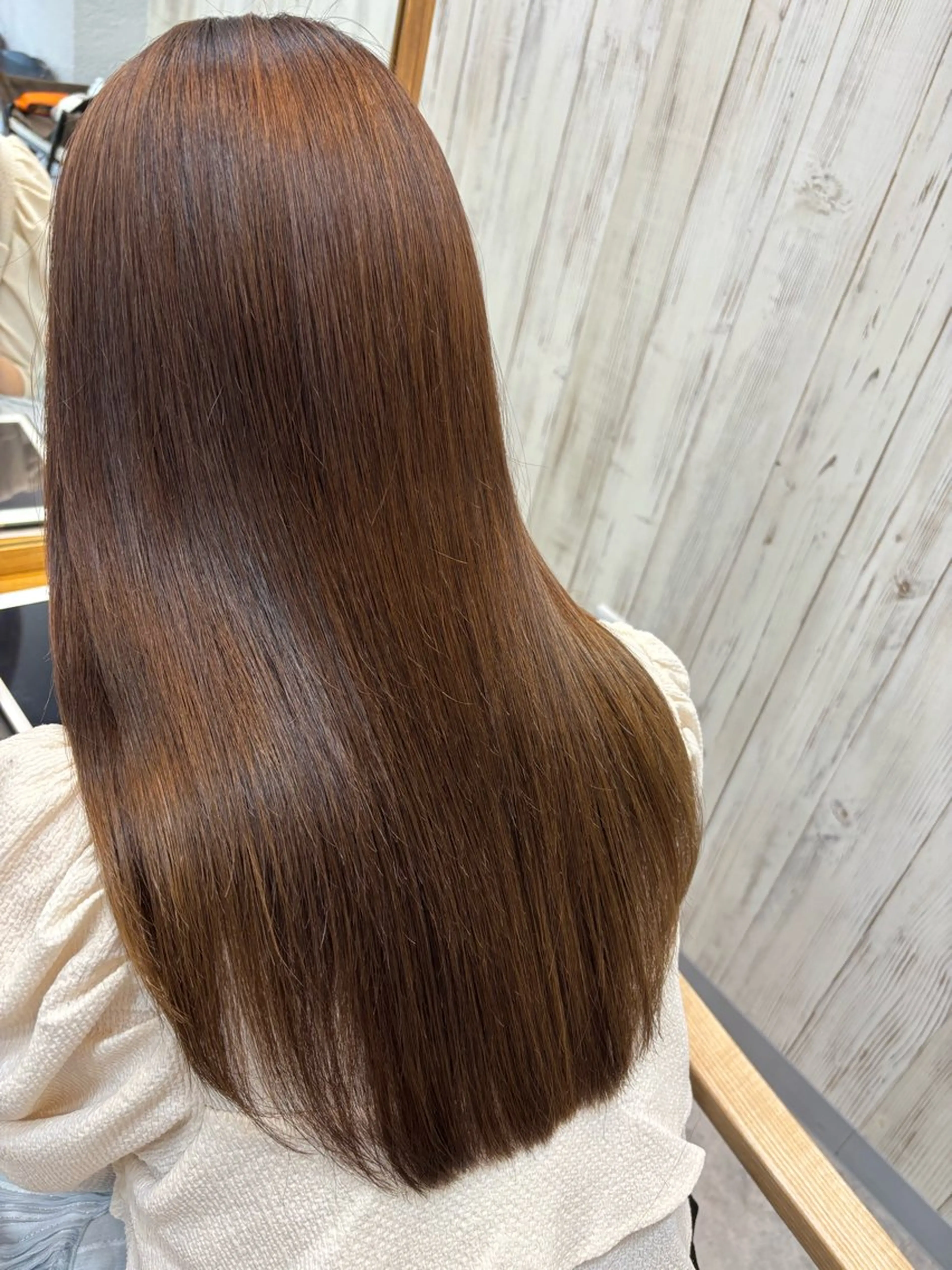 【ミニモ限定🌼】カット+縮毛矯正+オージュアケア¥15,900→¥12,700✨の写真