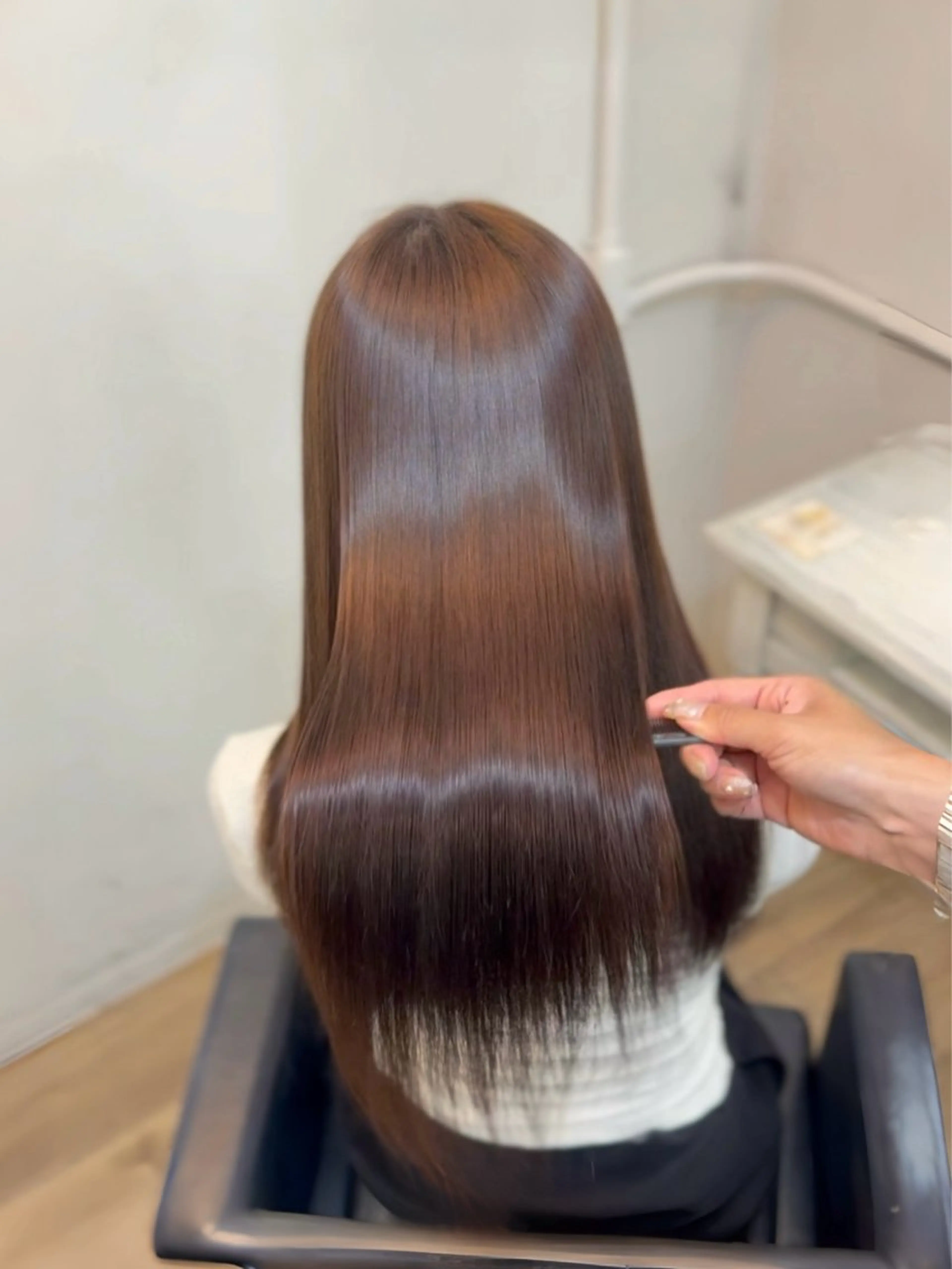 セミロング 髪質改善/ 透明感カラー/RANのヘアスタイル