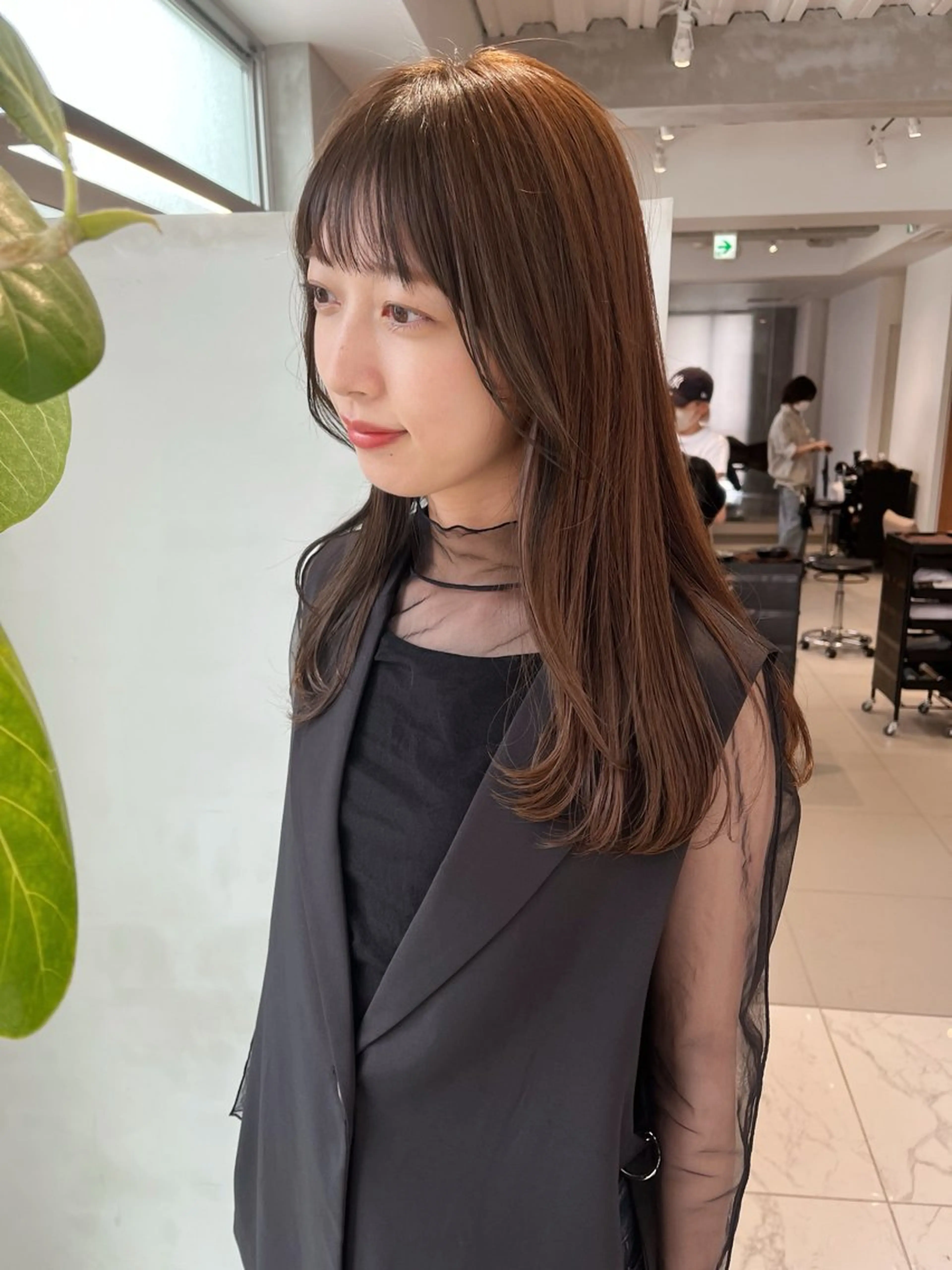 ロング カラー 愛 斗のヘアスタイル