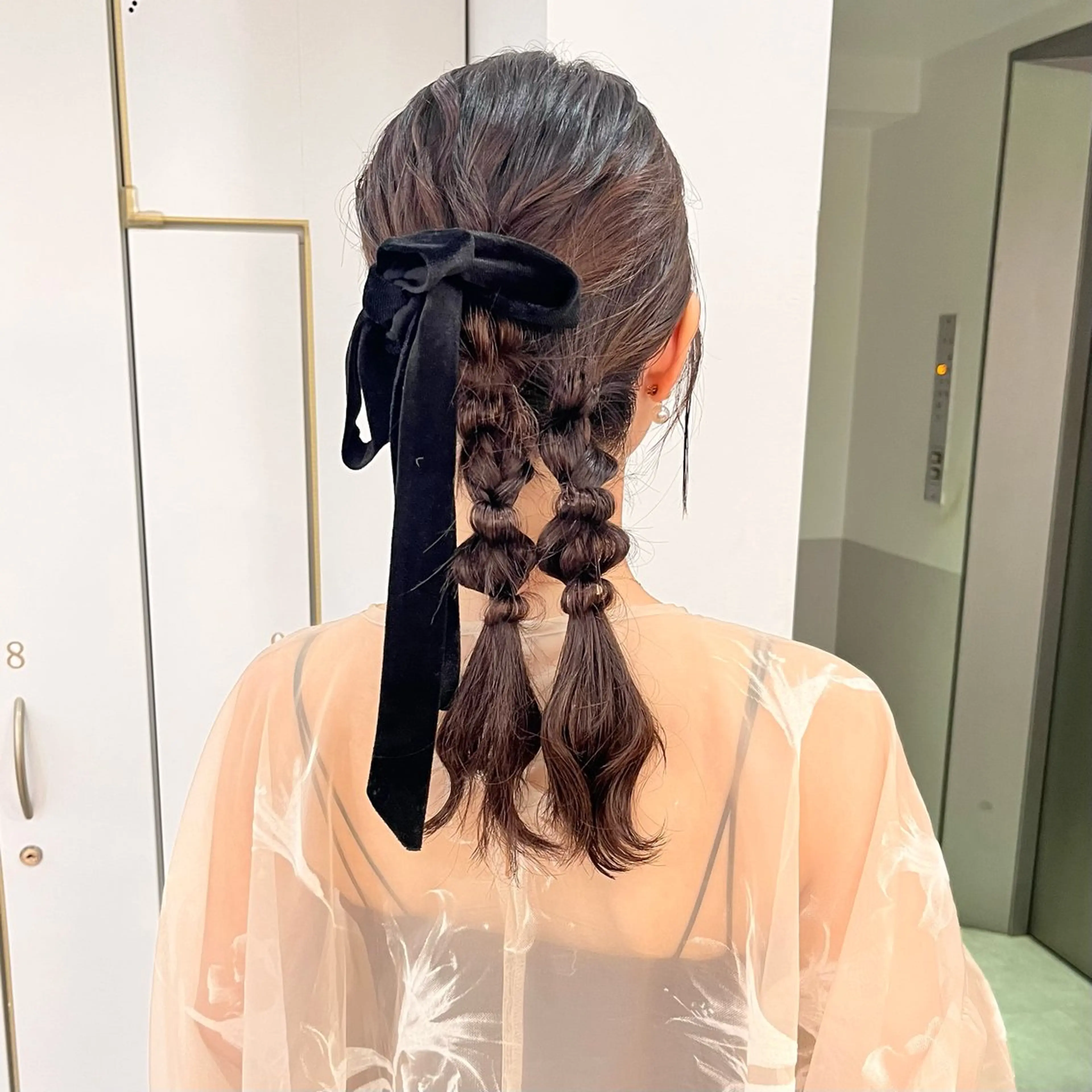 ヘアアレンジ ヘアセット マミ☁️ヘアセット/ お呼ばれヘア/銀座のヘアスタイル