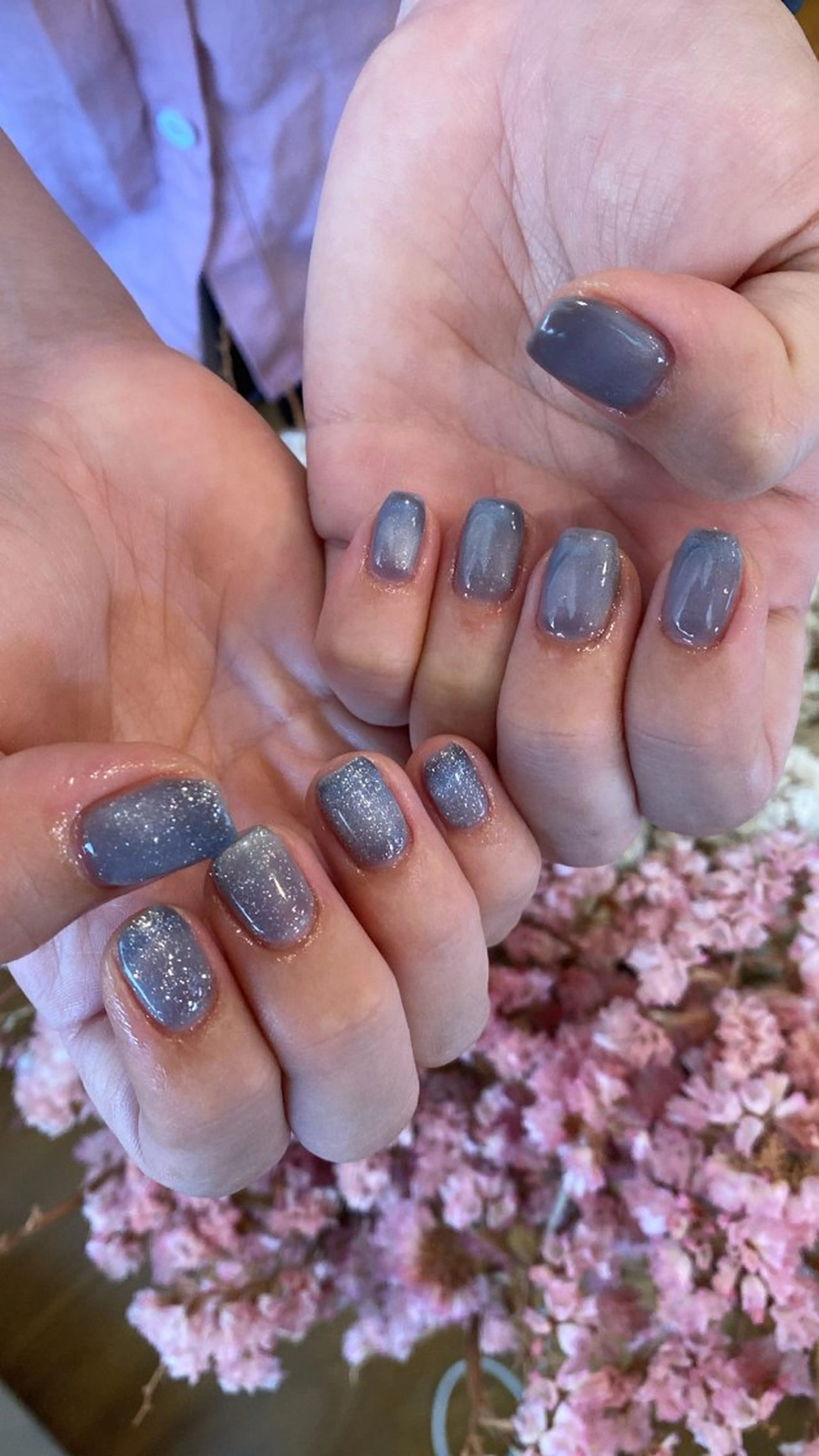 ネイル ハンドネイル crystal ⭐︎ colorのネイルデザイン