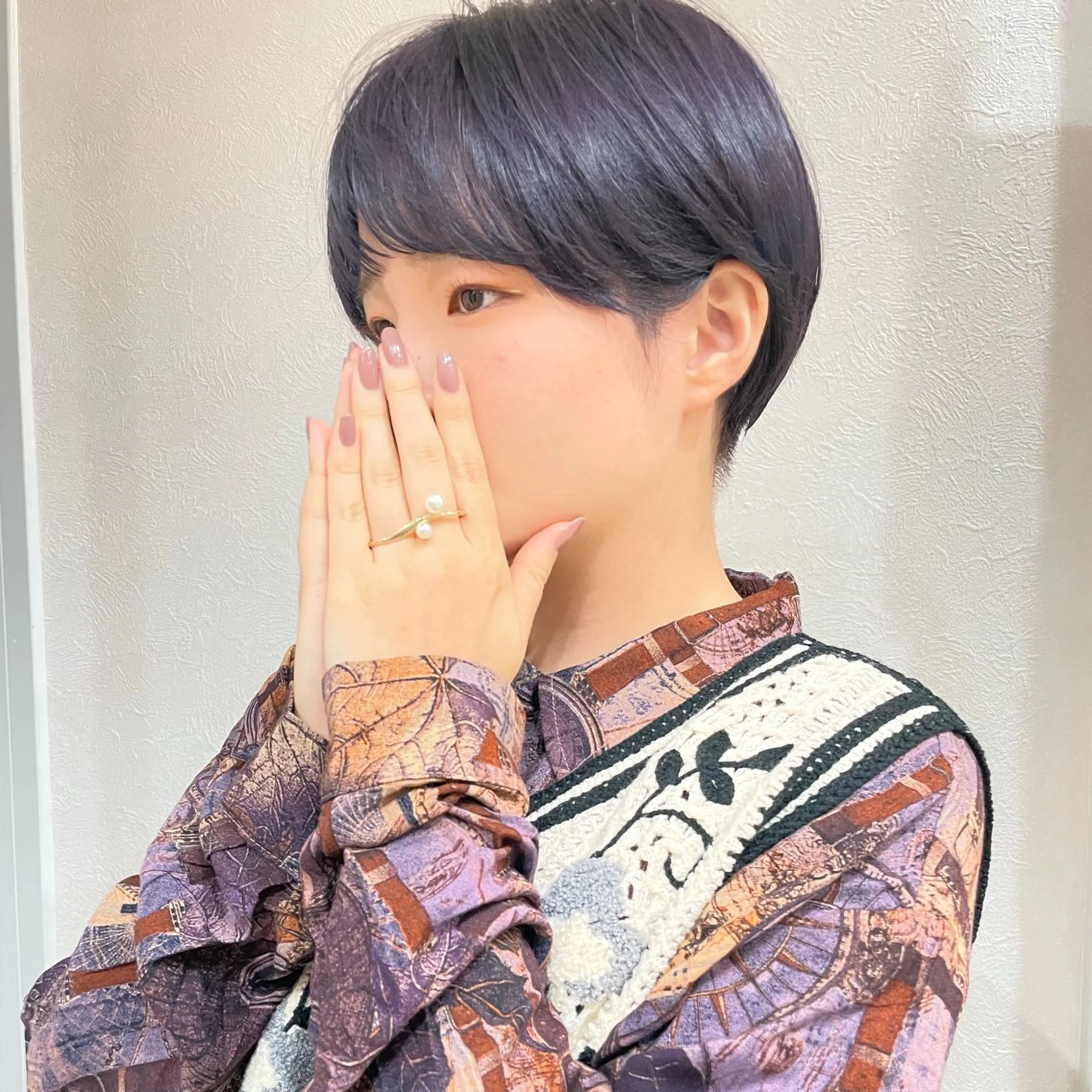 ショート ボブ 髪質改善 韓国風ヘア ショートヘア カット ヘアカラー トリートメント 🎗️comoda 神戸三宮 髪質改善のヘアスタイル