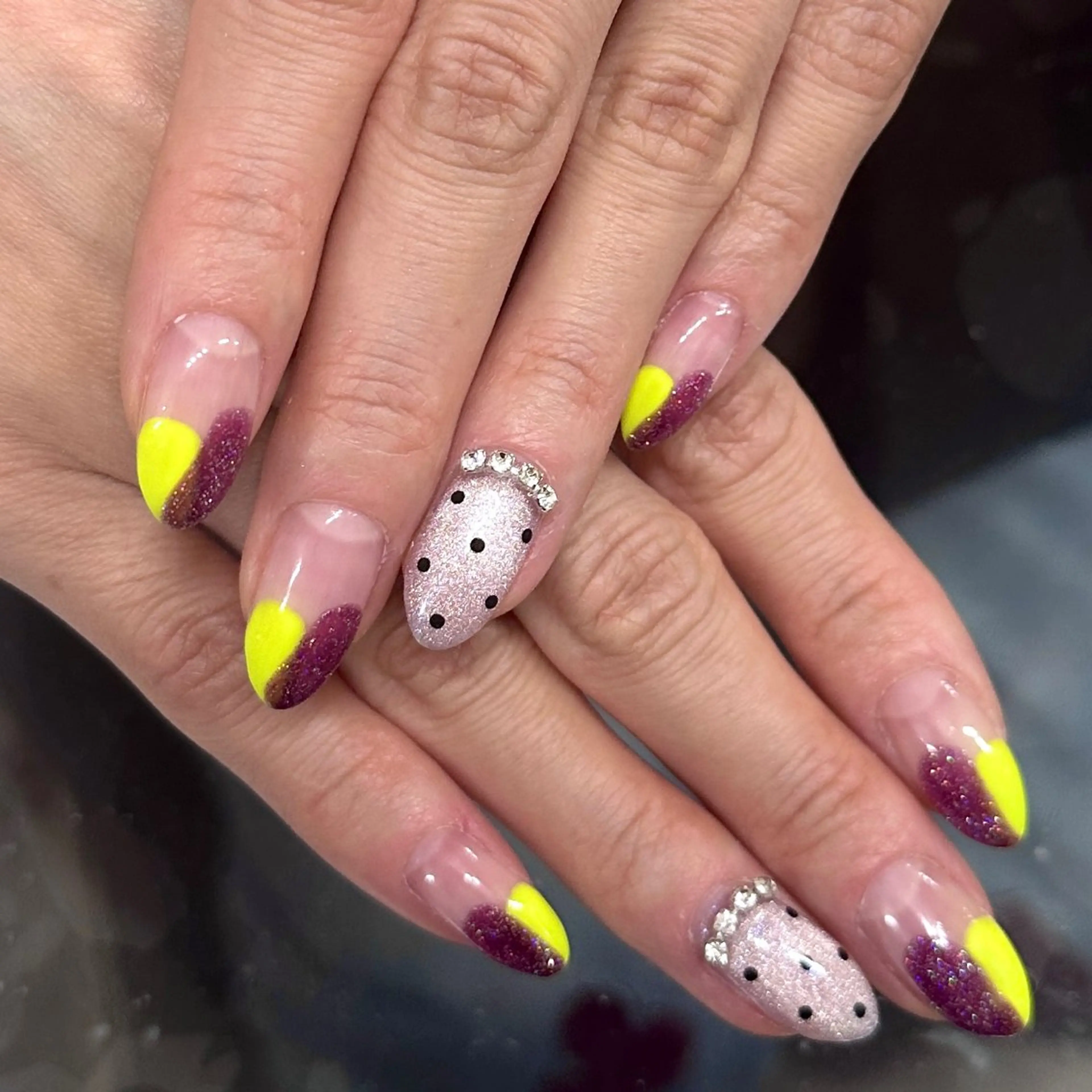 ネイル アートネイル マグネットネイル ハンドネイル Nail Salon Crea所属・Crea AIRI🎀のネイルデザイン