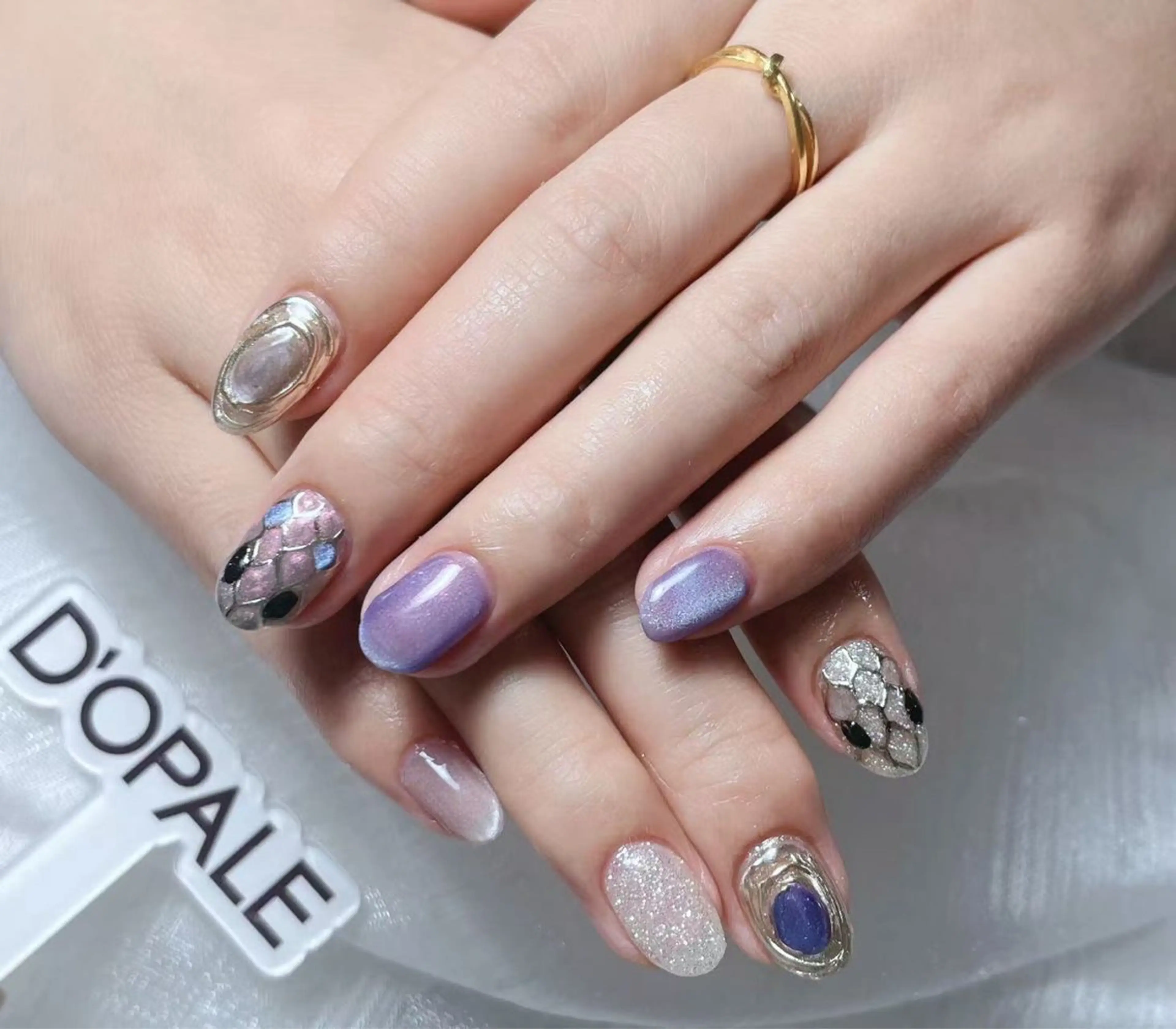 ネイル ハンドネイル D‘OPALEサロン所属・トパサロン 上野kkのネイルデザイン