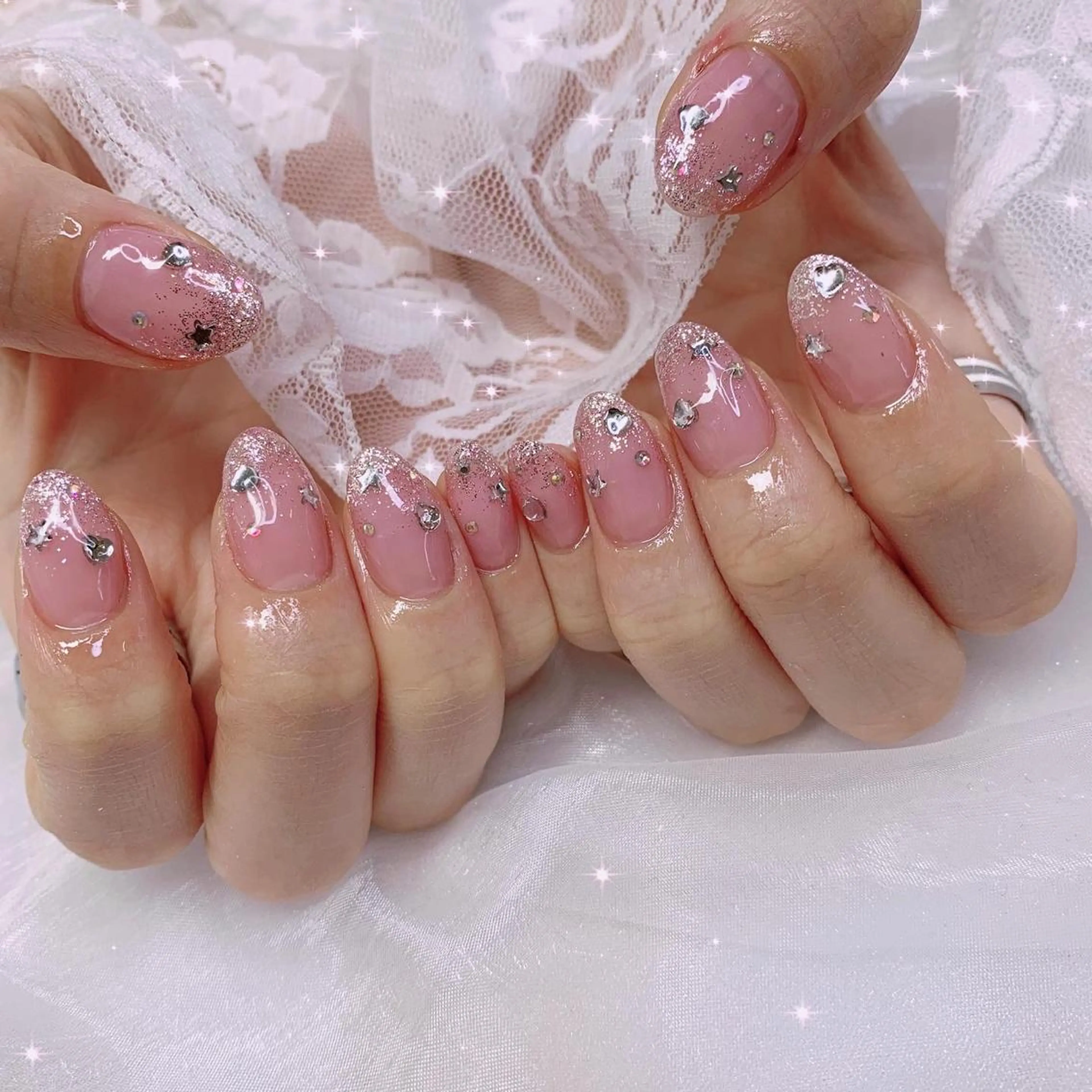 ネイル ハンドネイル La neige* yuki 🥯🍑のネイルデザイン