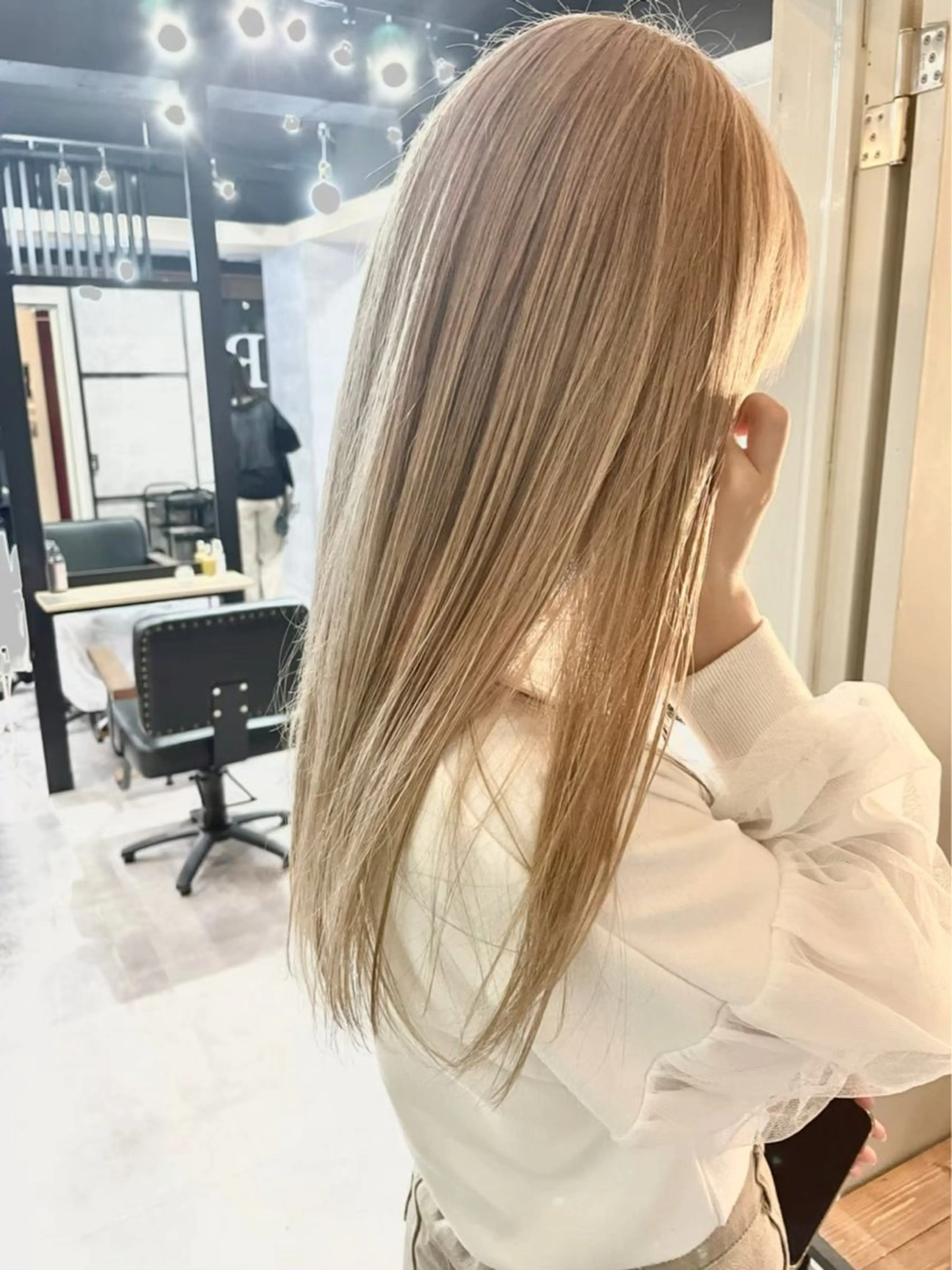 ロング カラー ベージュカラー ピンクカラー SHOEI 【nero】のヘアスタイル