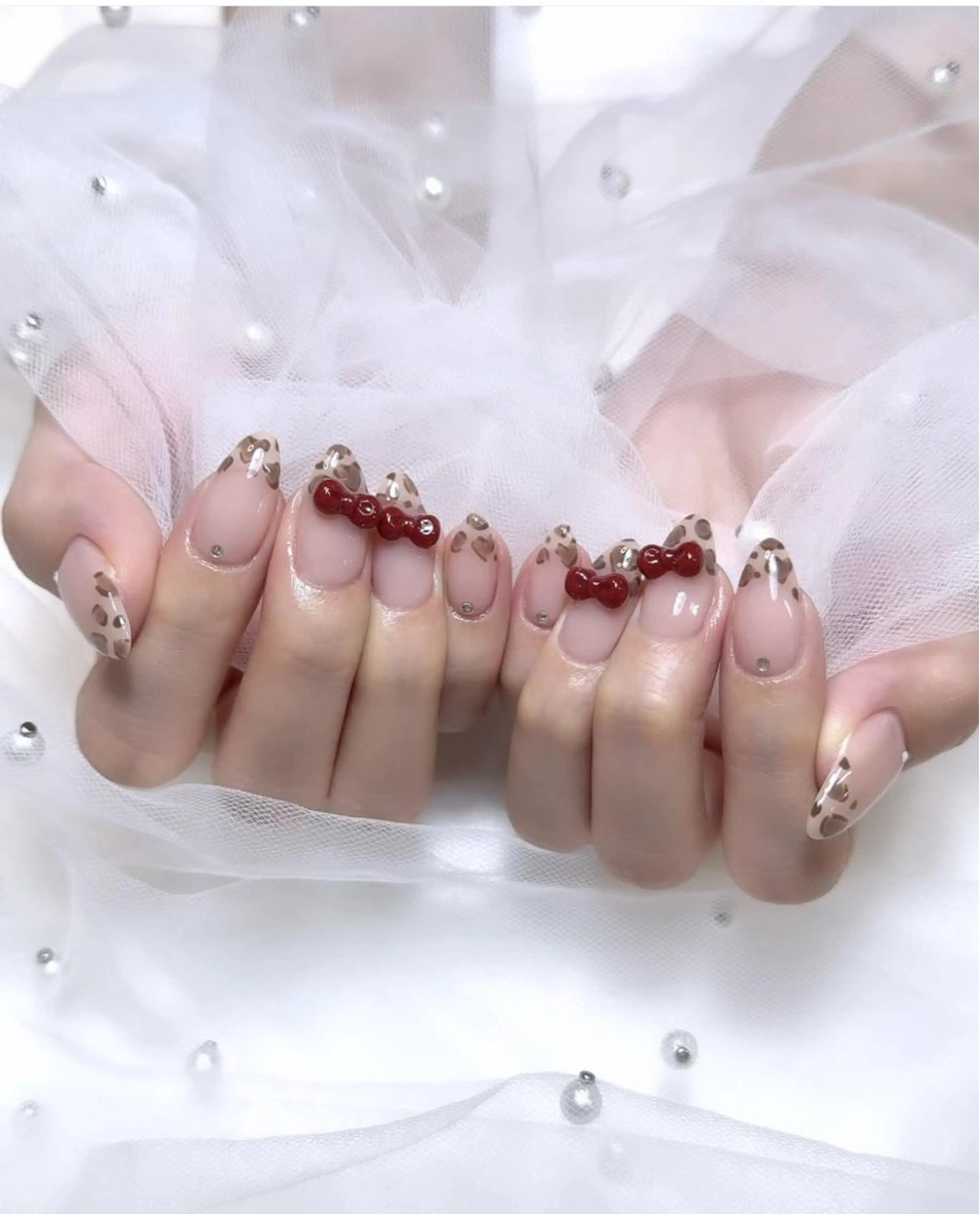 ネイル アニマル柄 オーロラネイル チークネイル フラッシュネイル ジェルネイル ハンドネイル T.A Nail Salon所属・T.A Nail Salonのその他イメージ