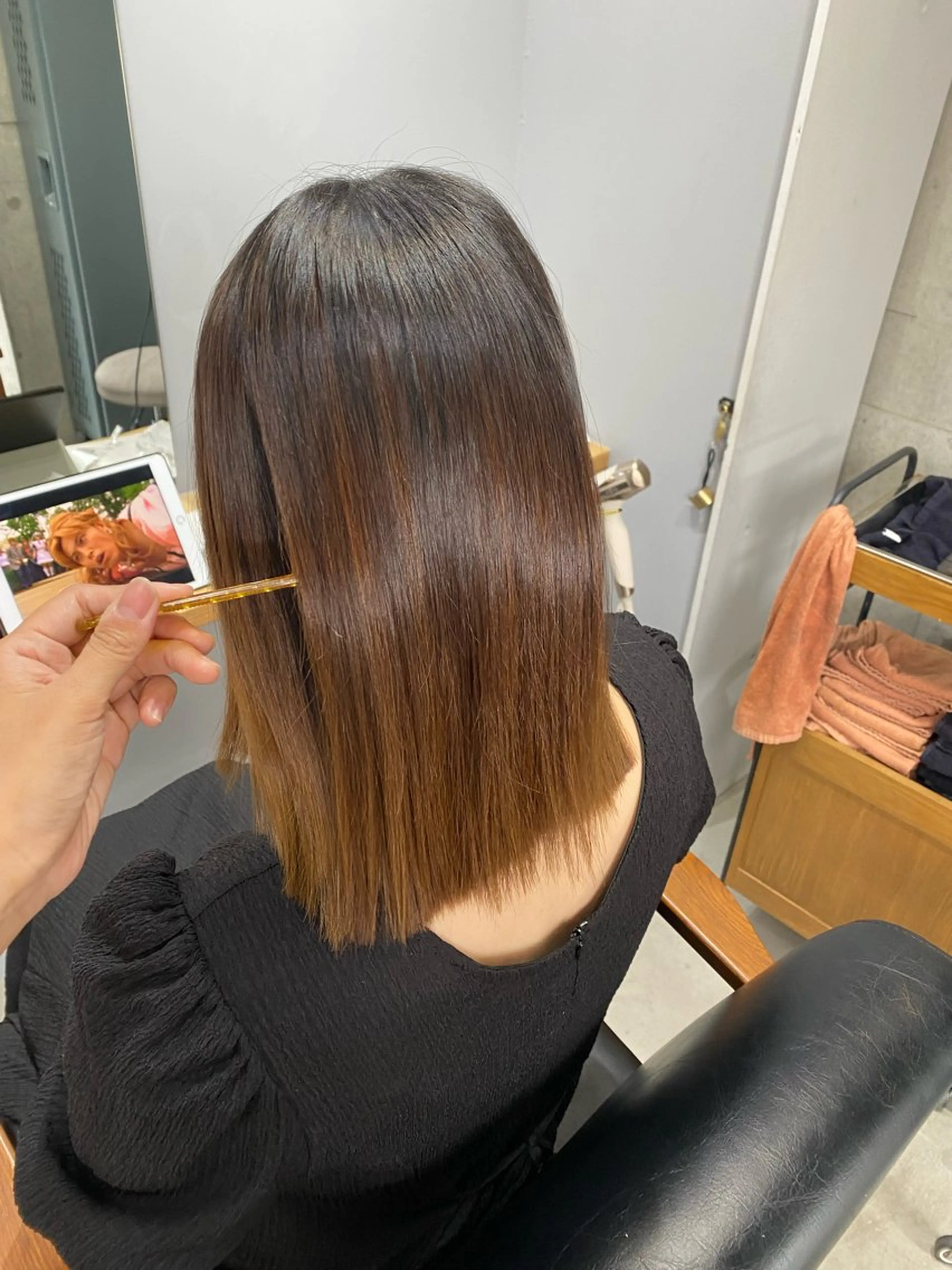 カット＋髪質改善トリートメント（酸熱）の写真