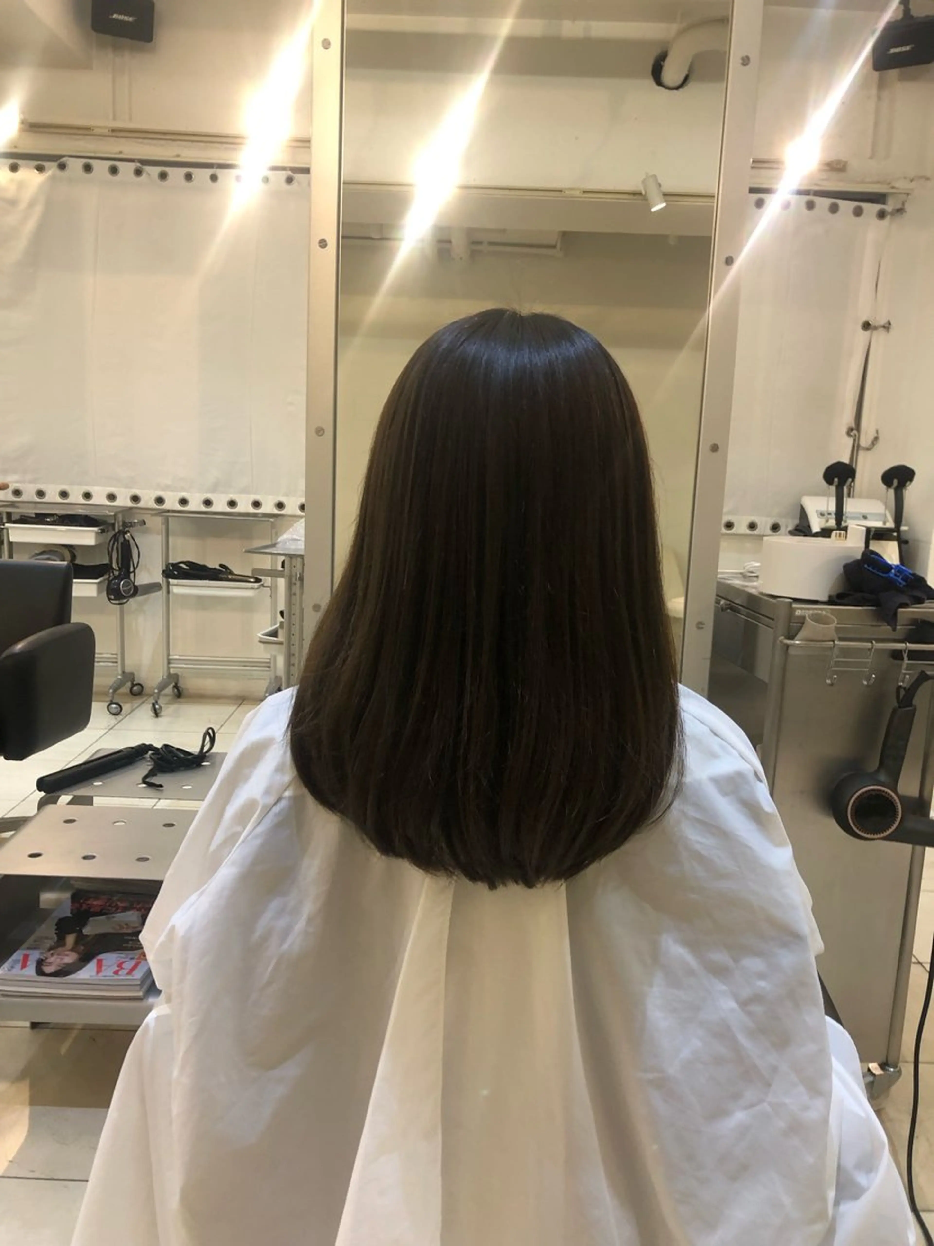 ロング ボブミディパーマ❤︎ mizukiのヘアスタイル