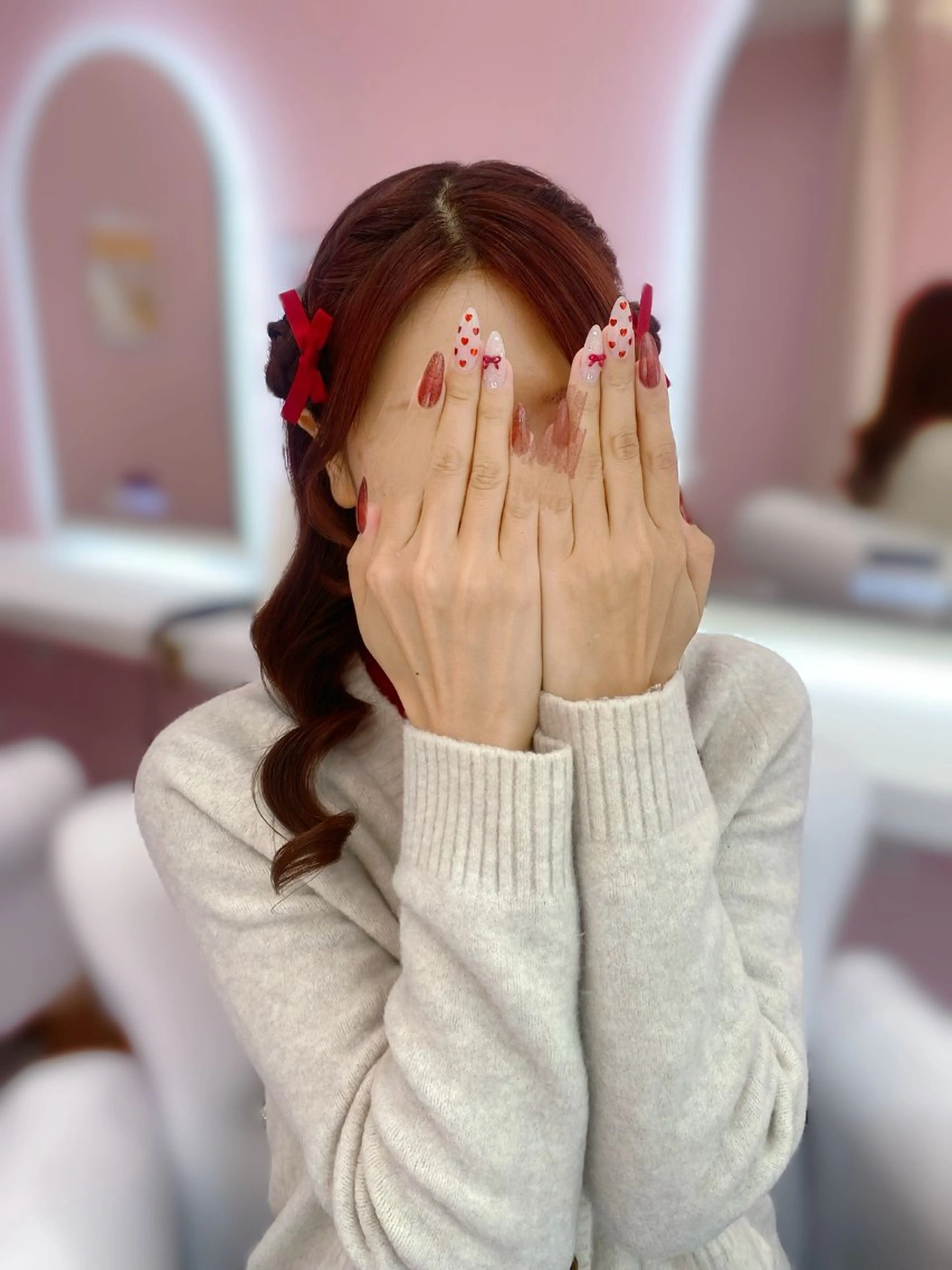 セミロング ヘアアレンジ ヘアセット Set Salon Mémoire by miuprierre所属・推し活🪄🩷 川上 佳奈のヘアスタイル