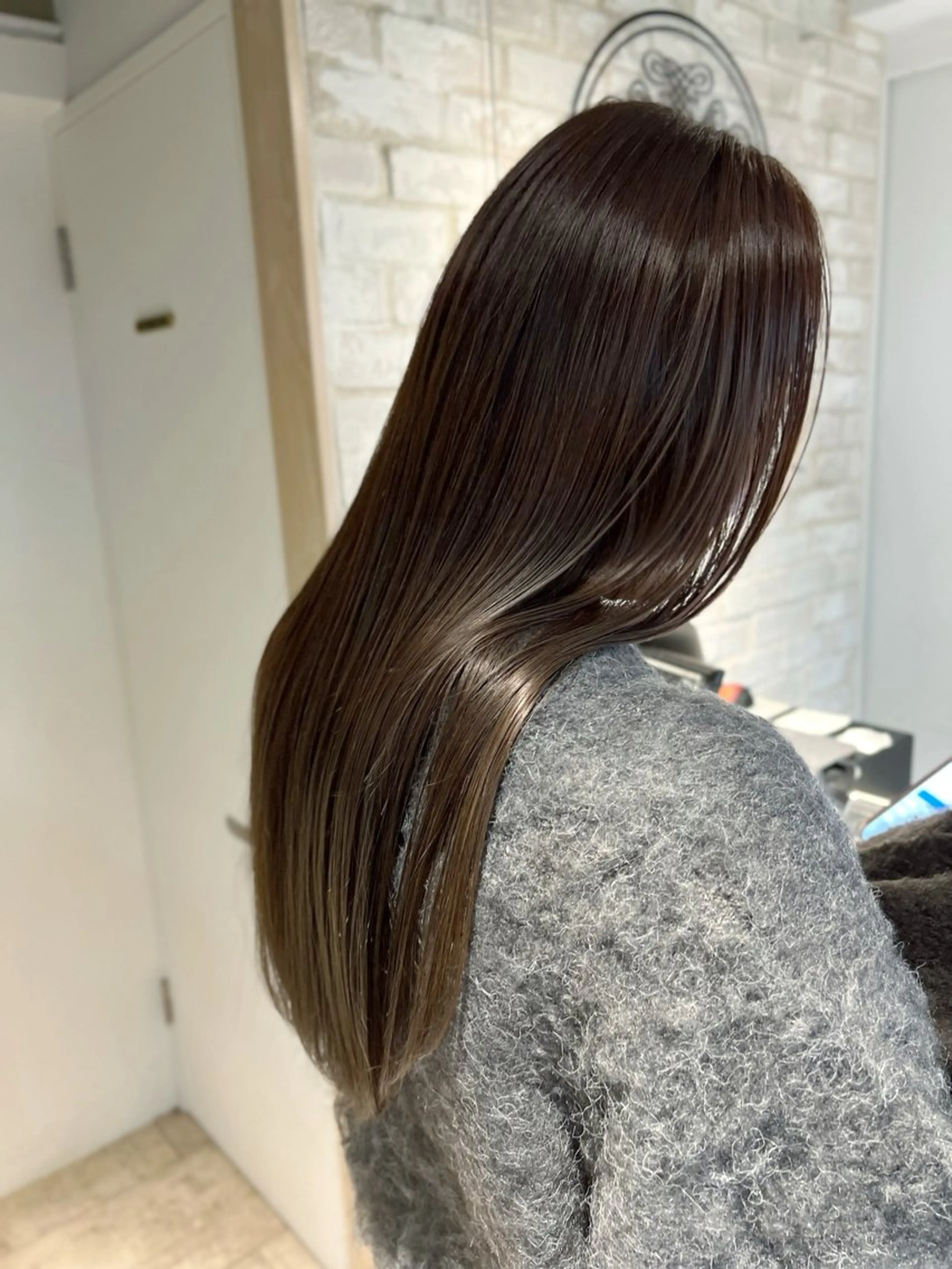 💟プルエクステ💎ダイヤモンド80本 ＋ 透明感艶カラー💟の写真